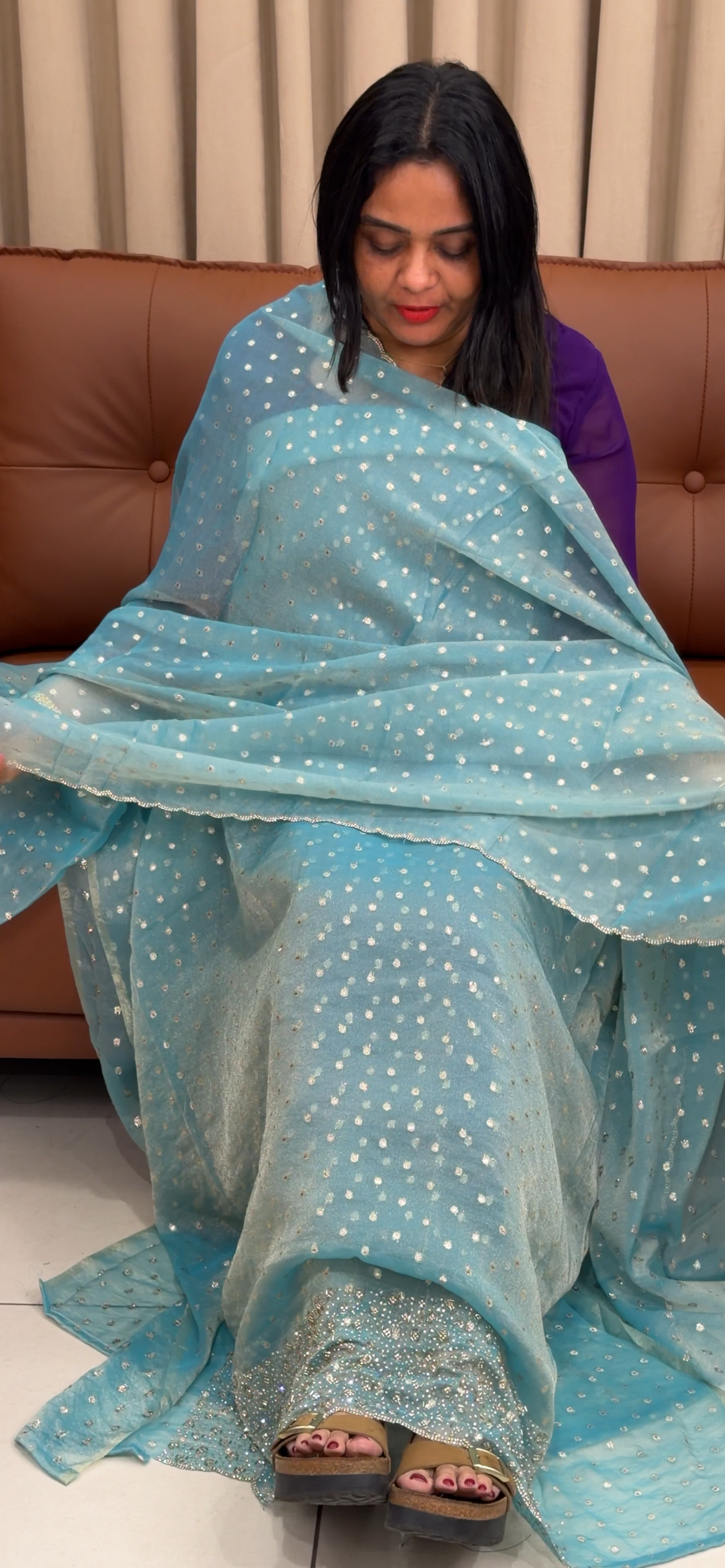 FORWARD TISSUE UNSTITCHED SALWAR SUITS - IHA 33691