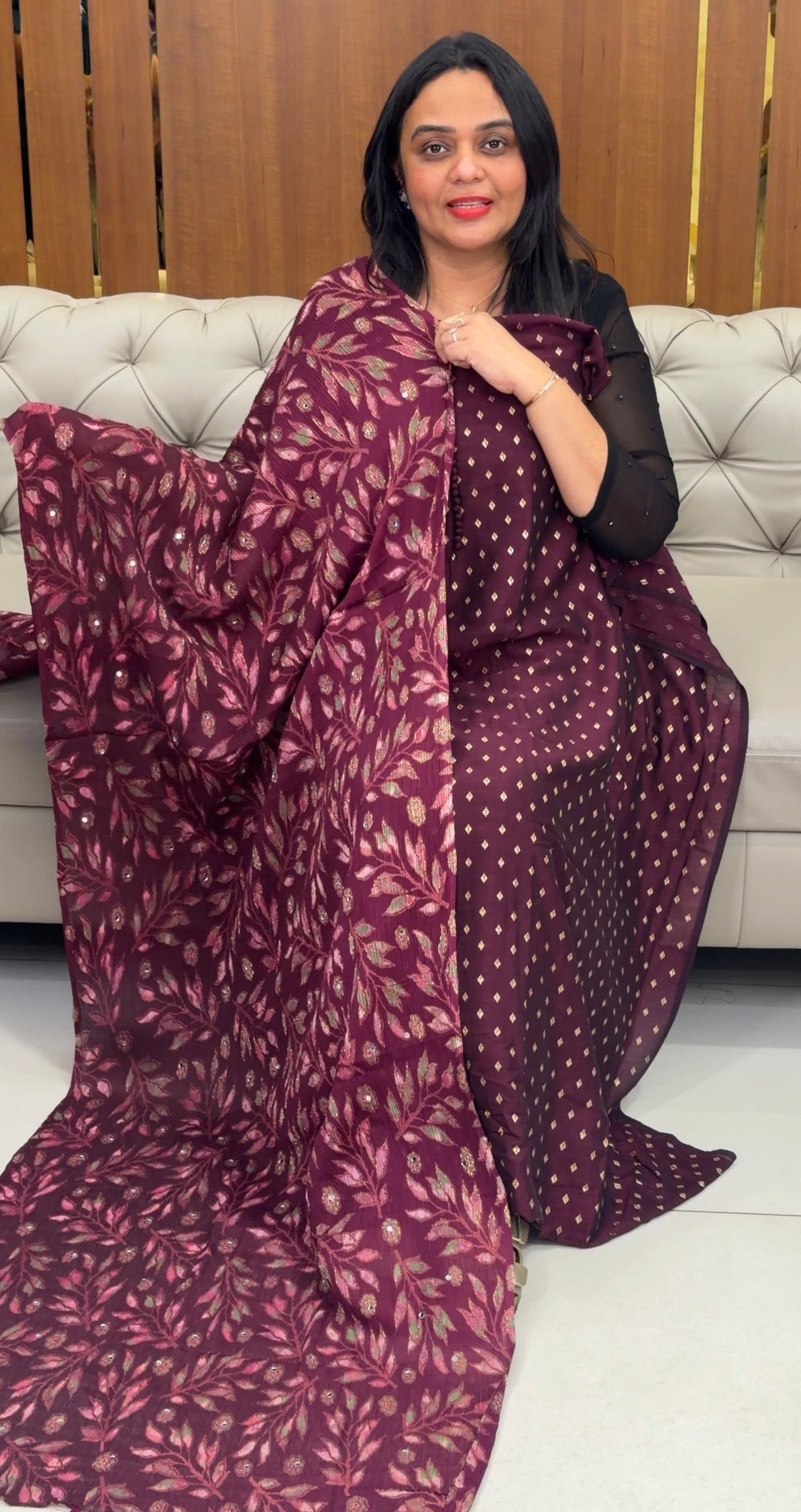 SEMI RAW SILK UNSTITCHED SALWAR SUITS - IHA 32330