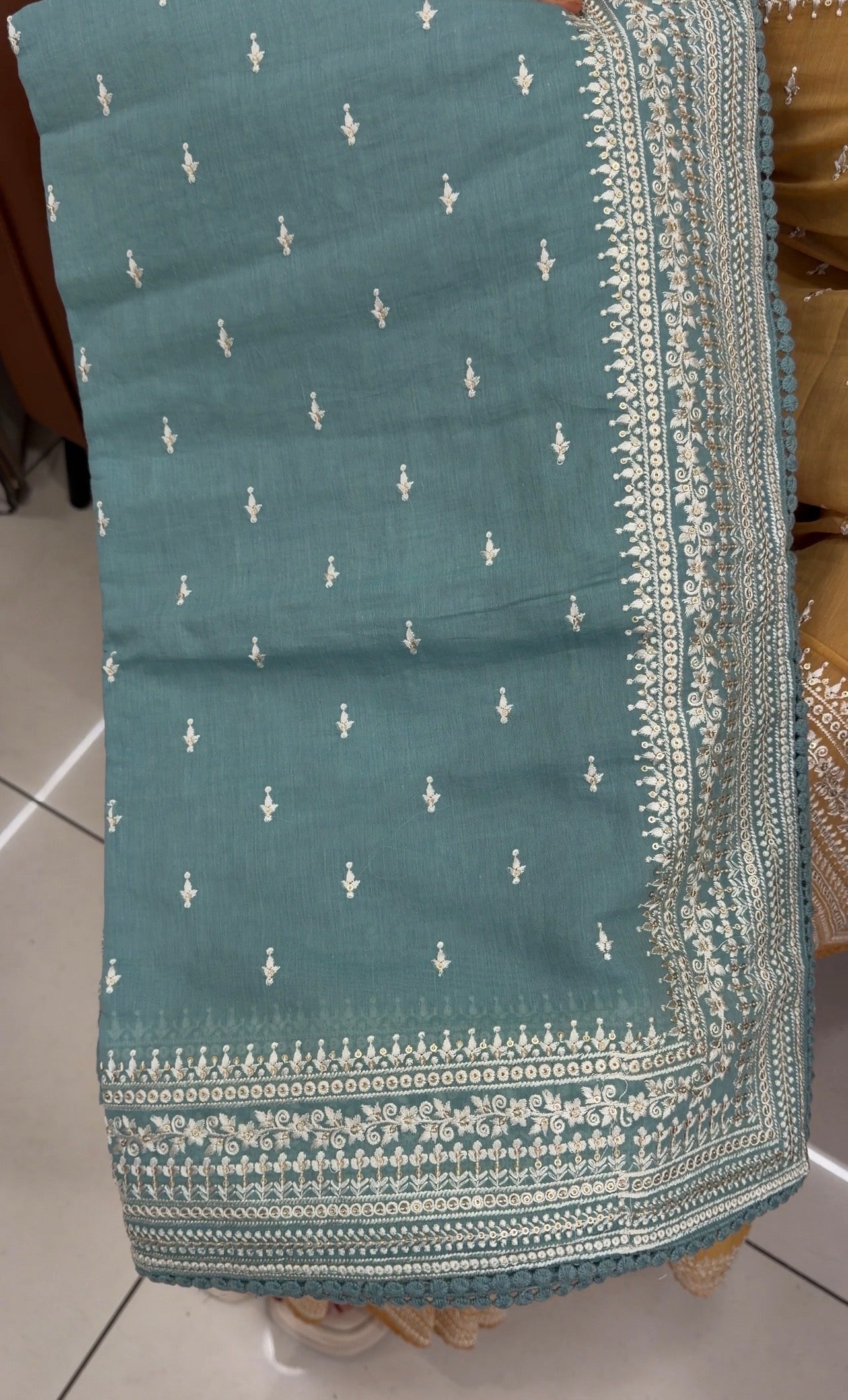 MALAI CHANDERI SAREES - IHA 34590