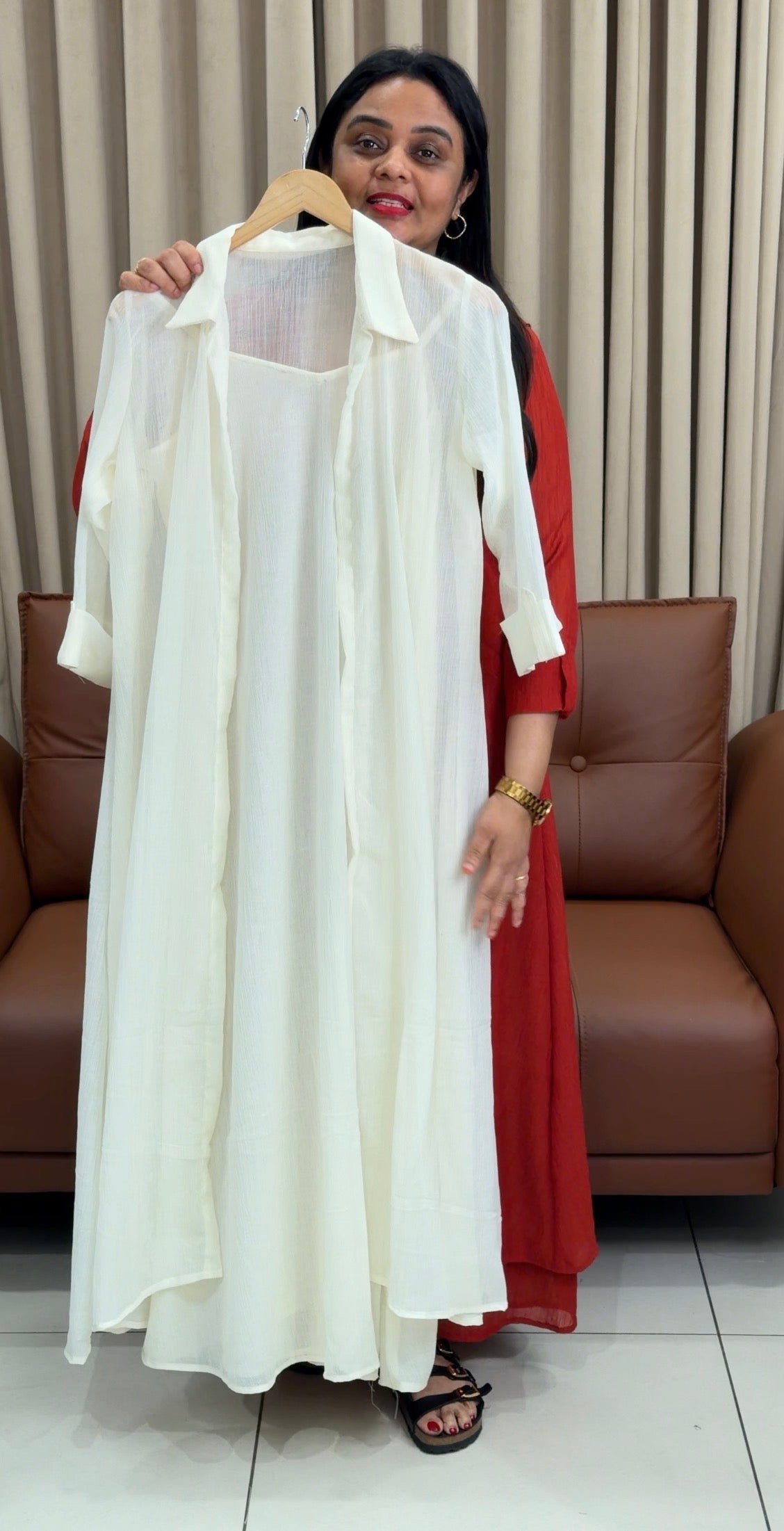IHA'S IN-HOUSE MUL CRUSHED TOP AND JACKETS - IHA 34249