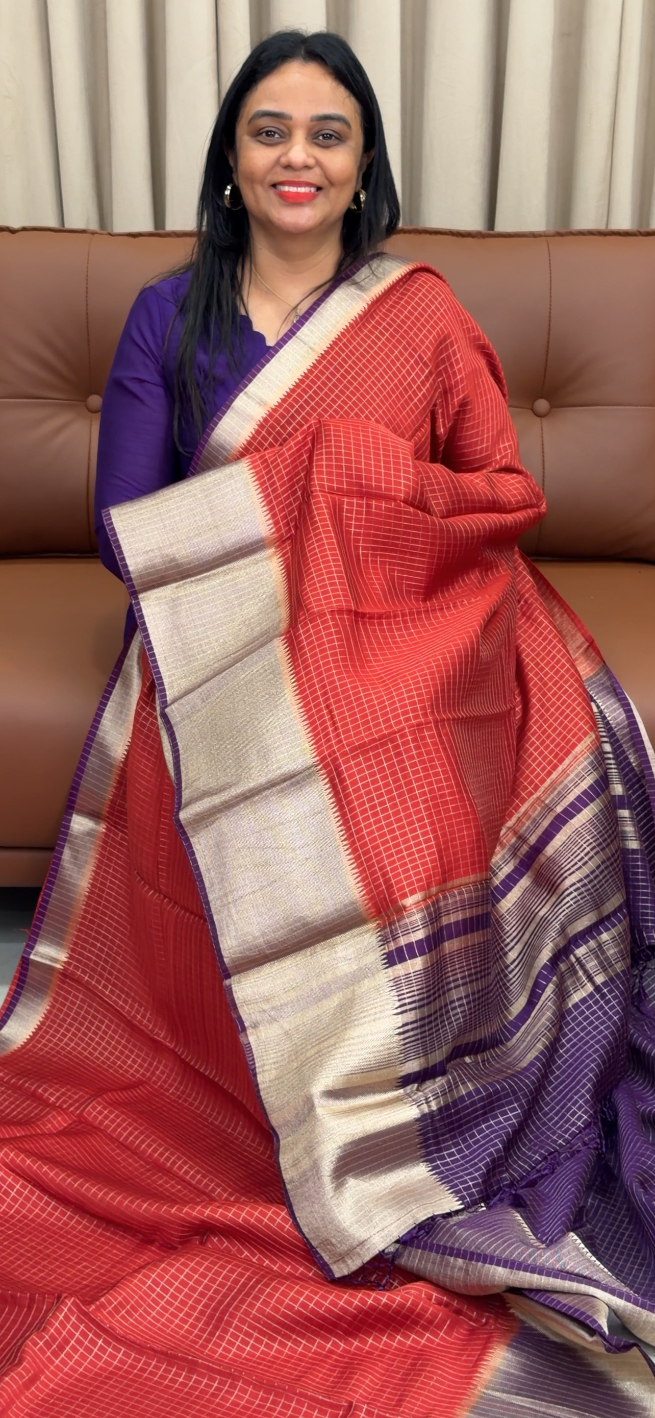 MUL CHANDERI SAREES  - IHA 33431