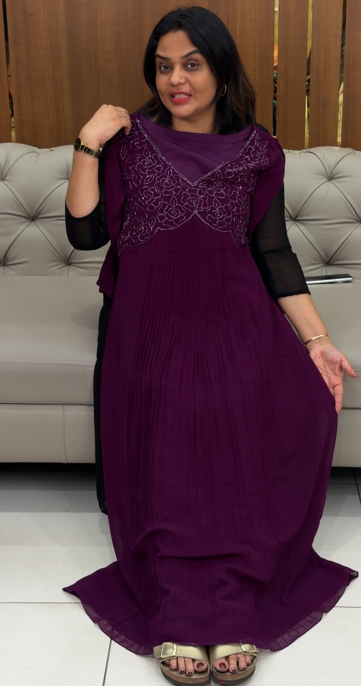 IHA'S IN-HOUSE HAND WORKED TOPS - IHA 30678