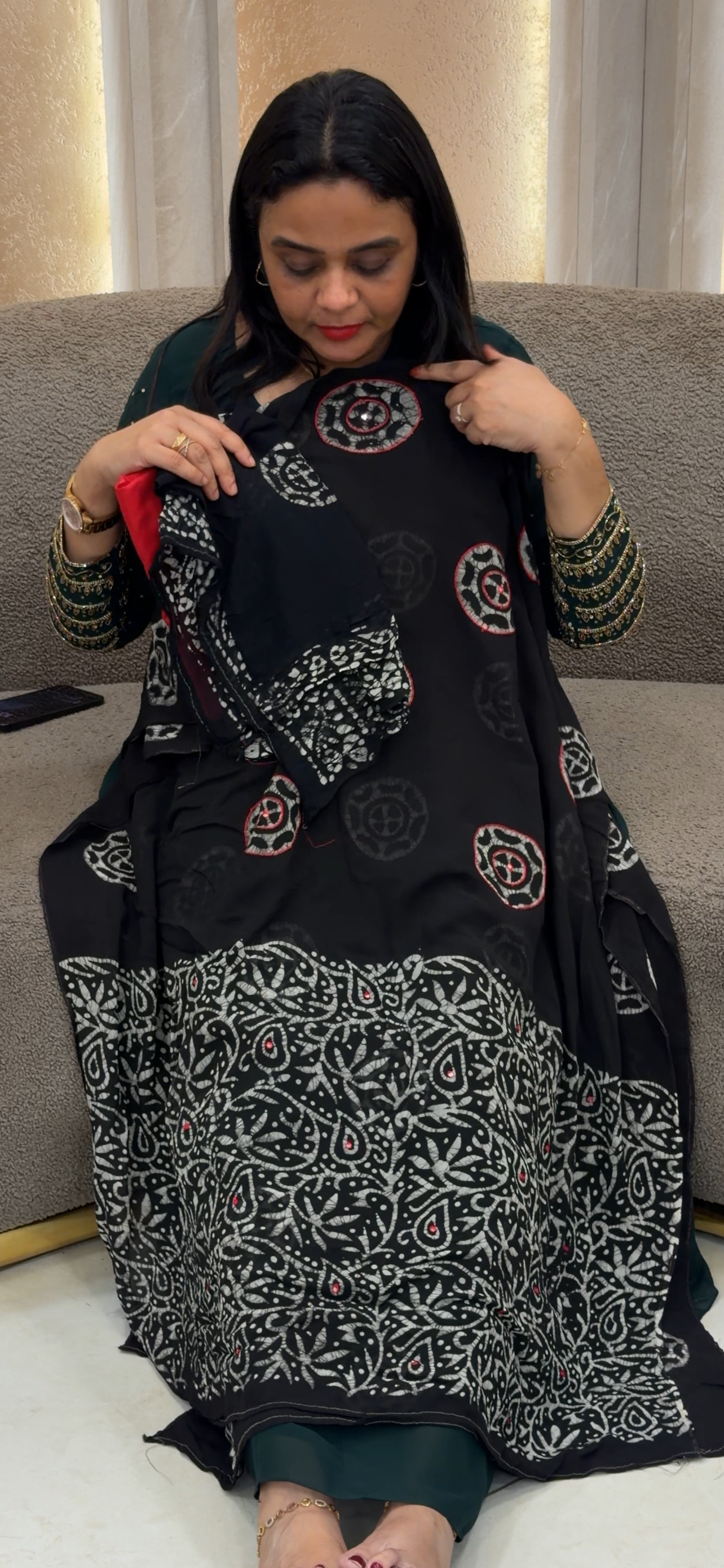 VISCOSE GEORGETTE UNSTITCHED SALWAR SUITS - IHA 33243