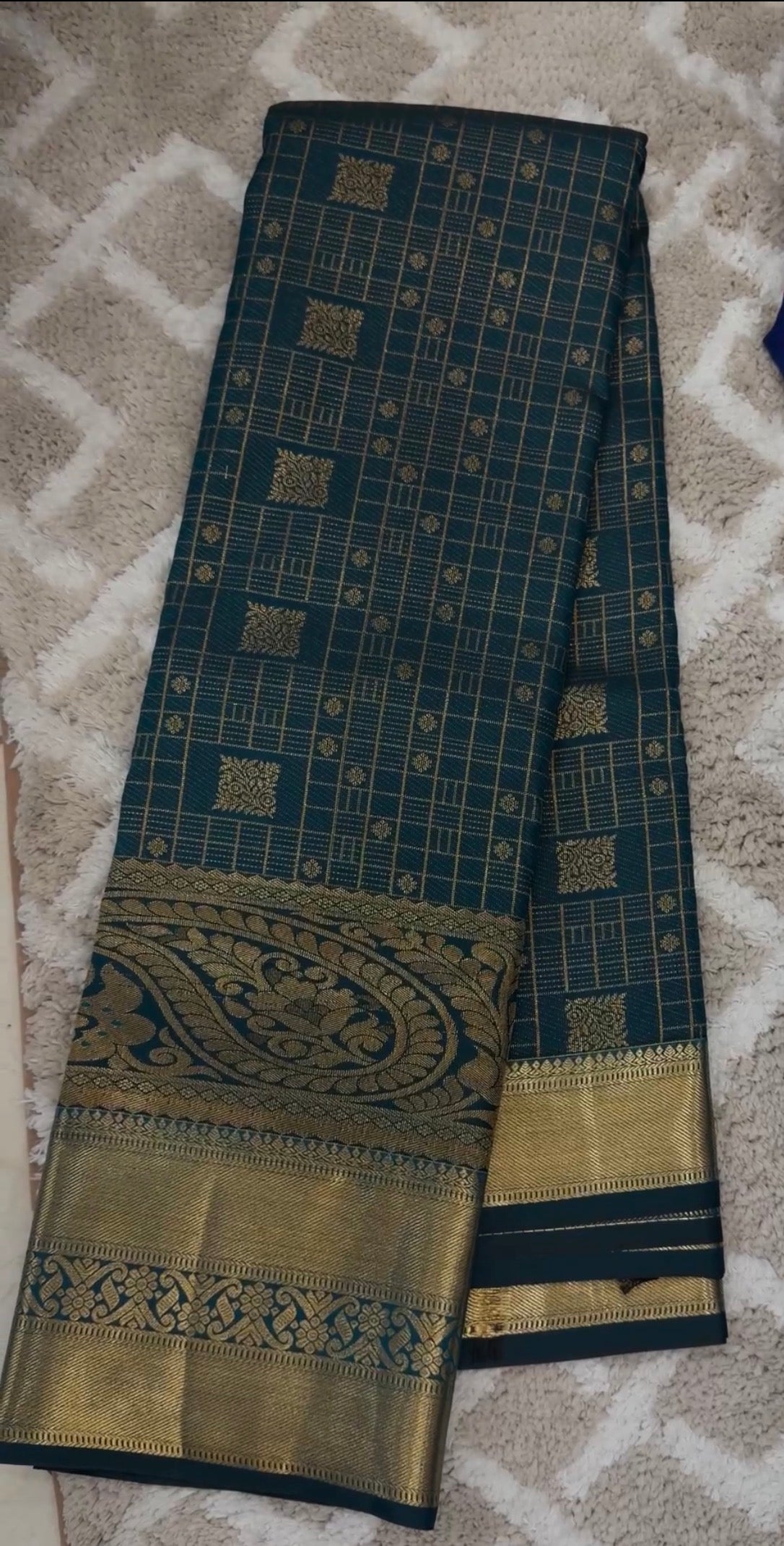 SEMI KANCHIPURAM SILK SAREES - IHA 33143