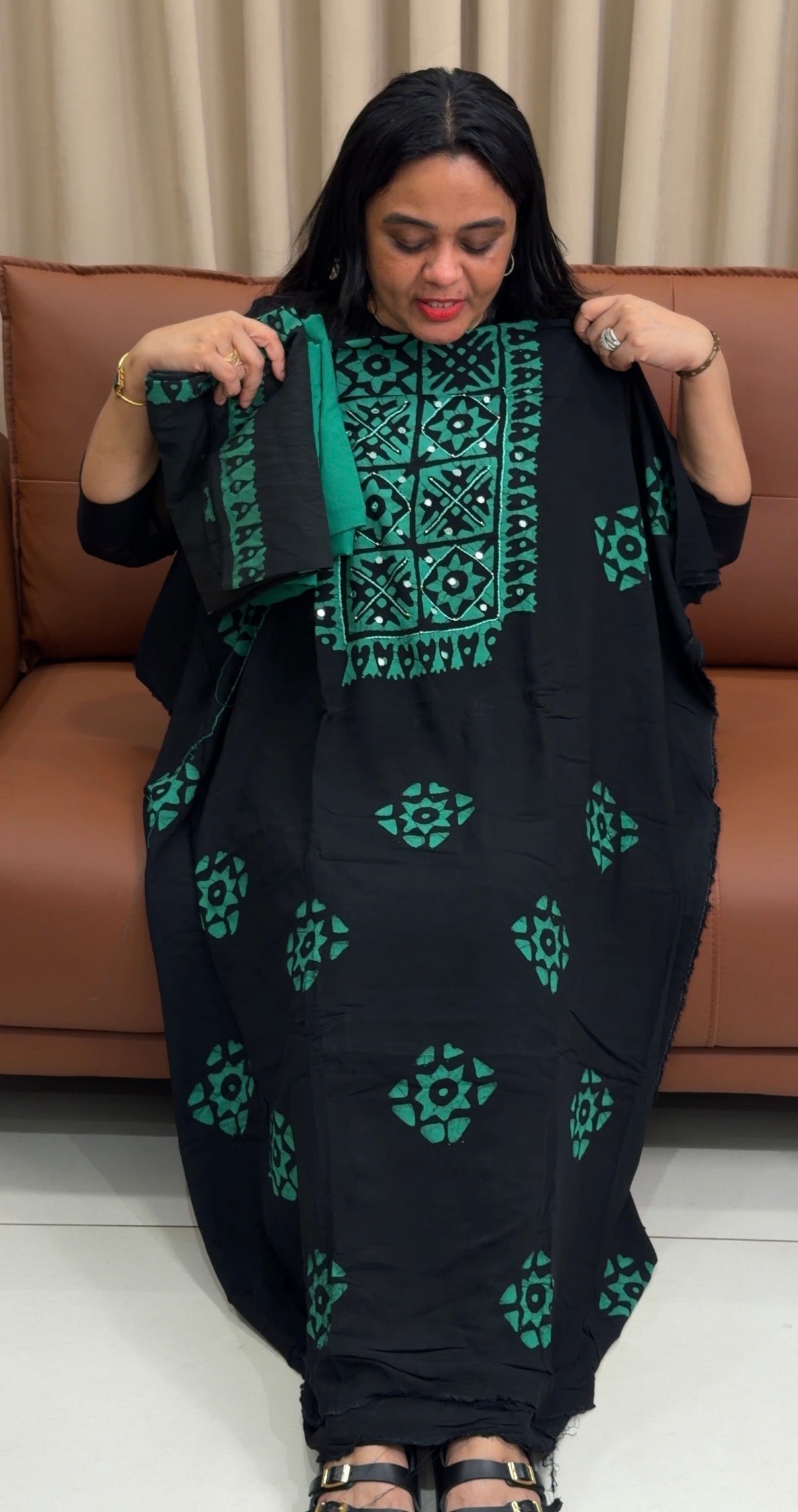 BATIK PRINTED UNSTITCHED SALWAR SUITS - IHA 35212