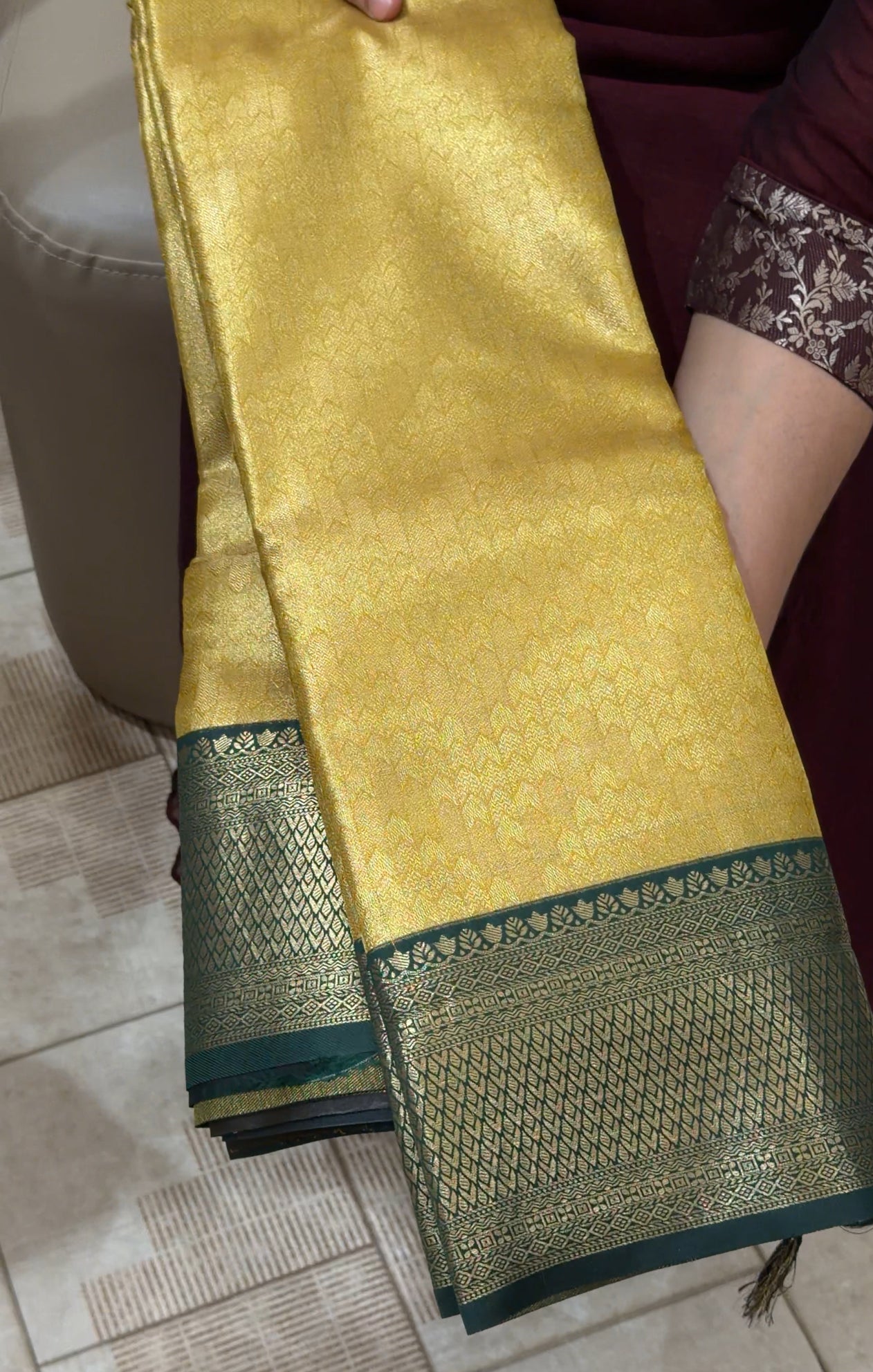 SEMI BROCADE SAREES - IHA 29075