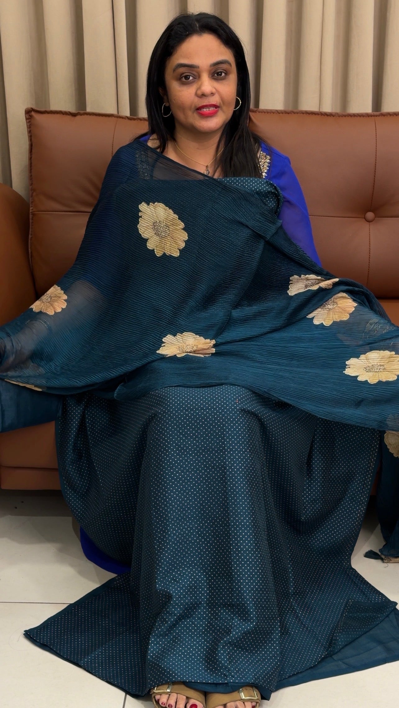 SEMI RAW SIOLK UNSTITCHED SALWAR SUITS - IHA 33745