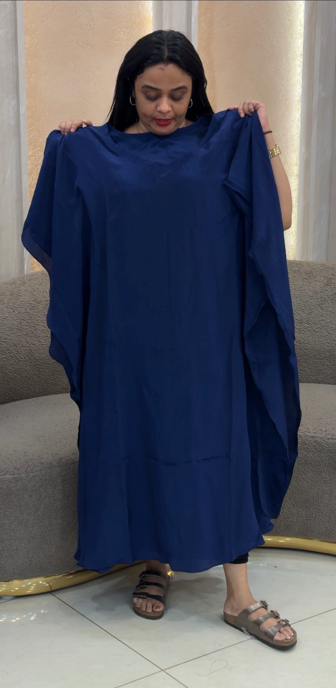 IHA'S IN-HOUSE CREPE KAFTAN TOPS - IHA 35920