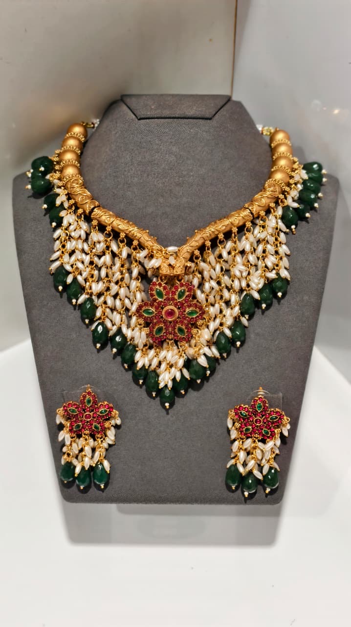 DESIGNER NECKLACE SETS - IHA 35831