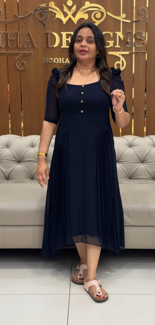 IHA'S IN-HOUSE GEORGETTE FROCKS - IHA 28504