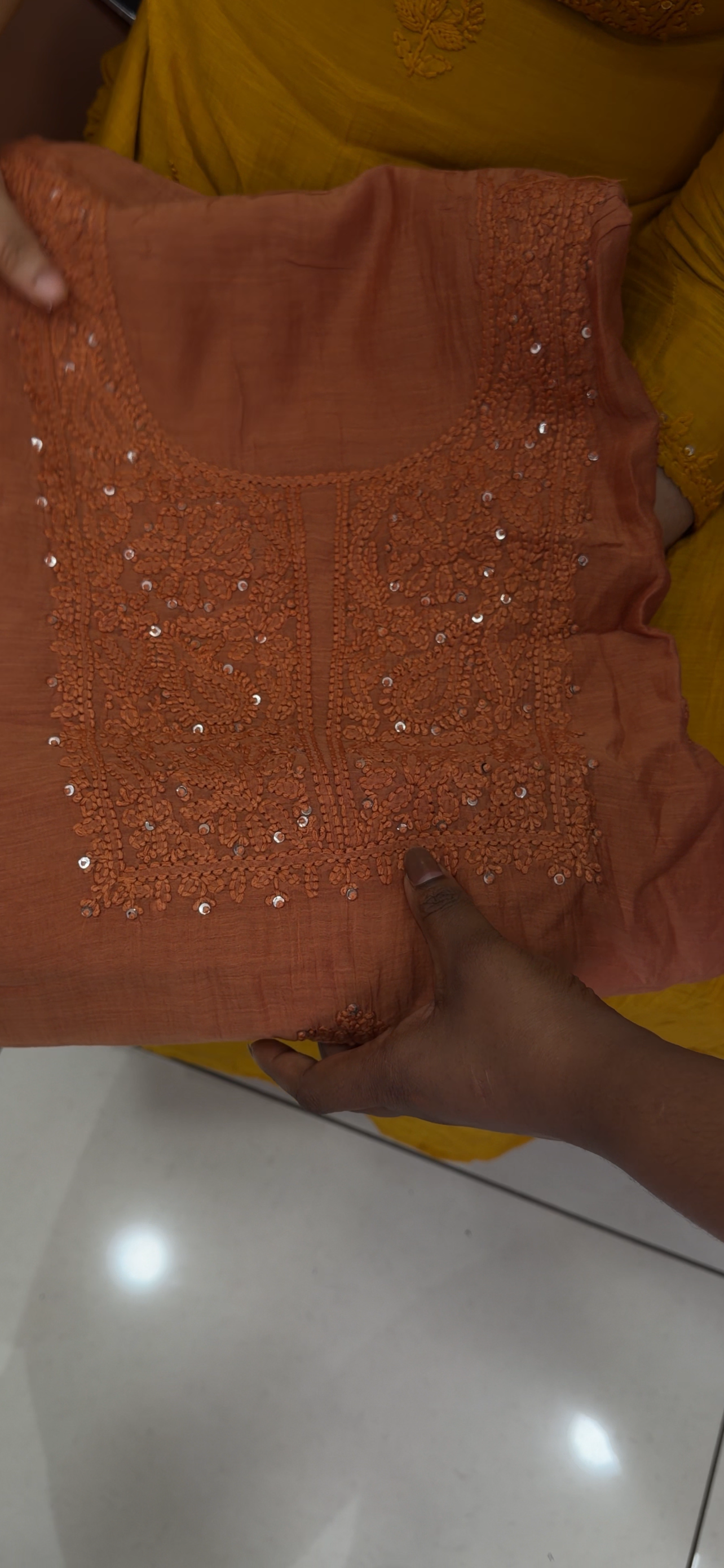 MALAI CHANDERI UNSTITCHED SALWAR SUITS - IHA 34737