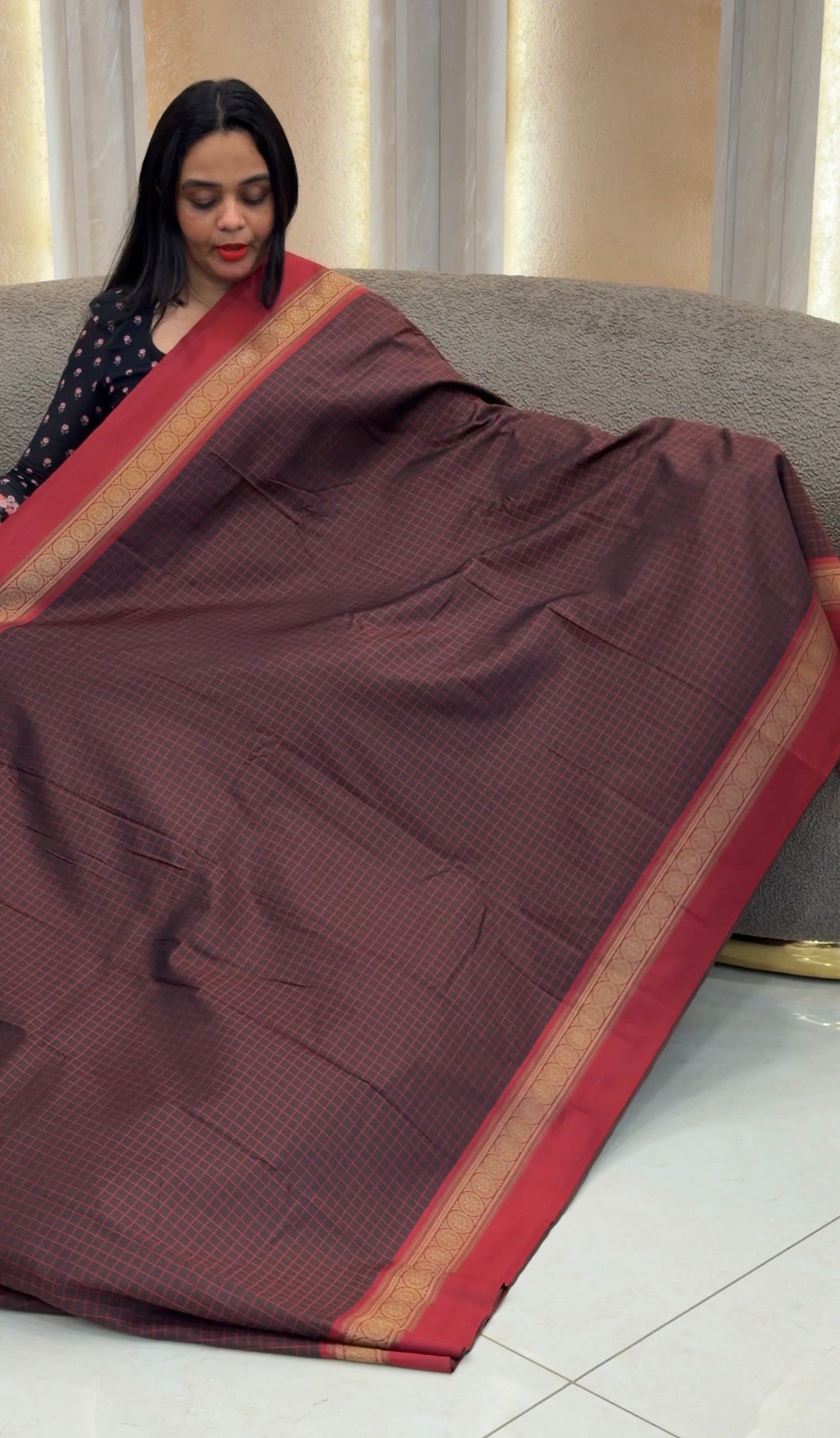 SEMI SILK SAREES  - IHA 34304