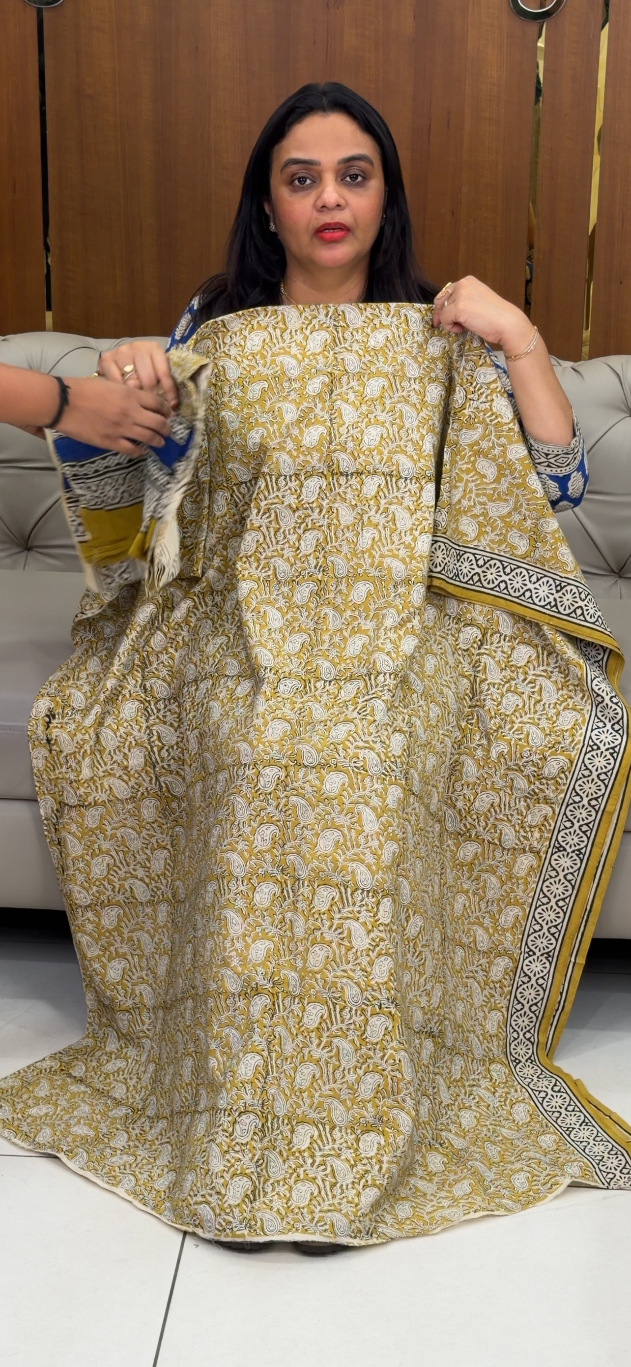 COTTON UNSTITCHED SALWAR SUITS - IHA 32798