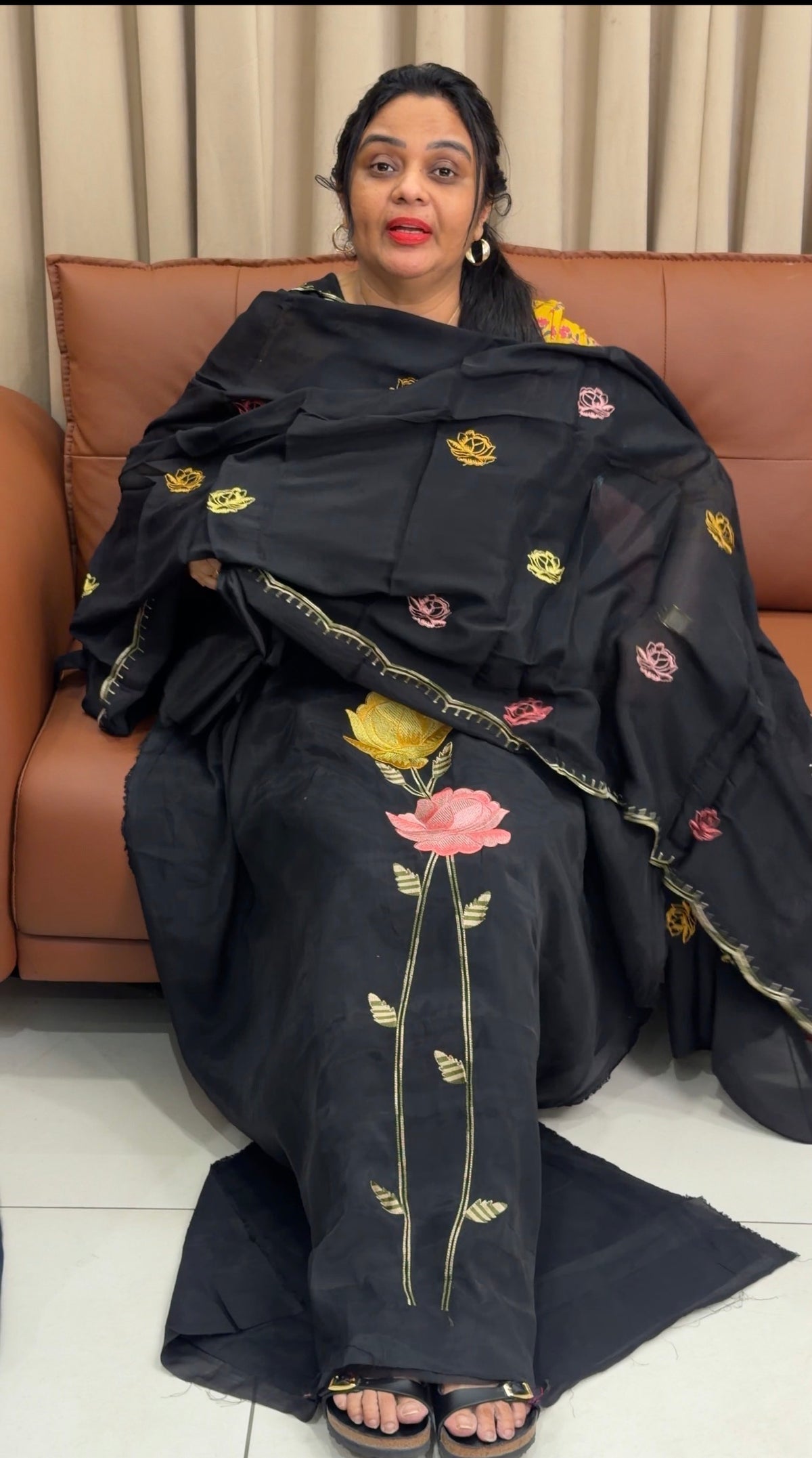 MUL CHANDERI UNSTITCHED SALWAR SUITS - IHA 35428