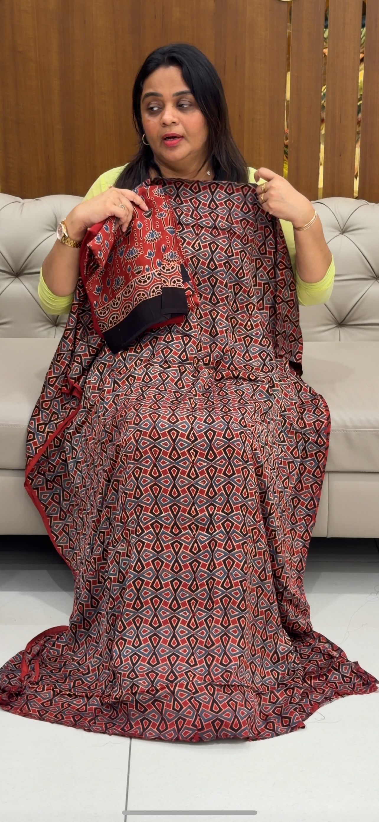 MODAL SILK UNSTITCHED SALWAR SUITS - IHA 28794