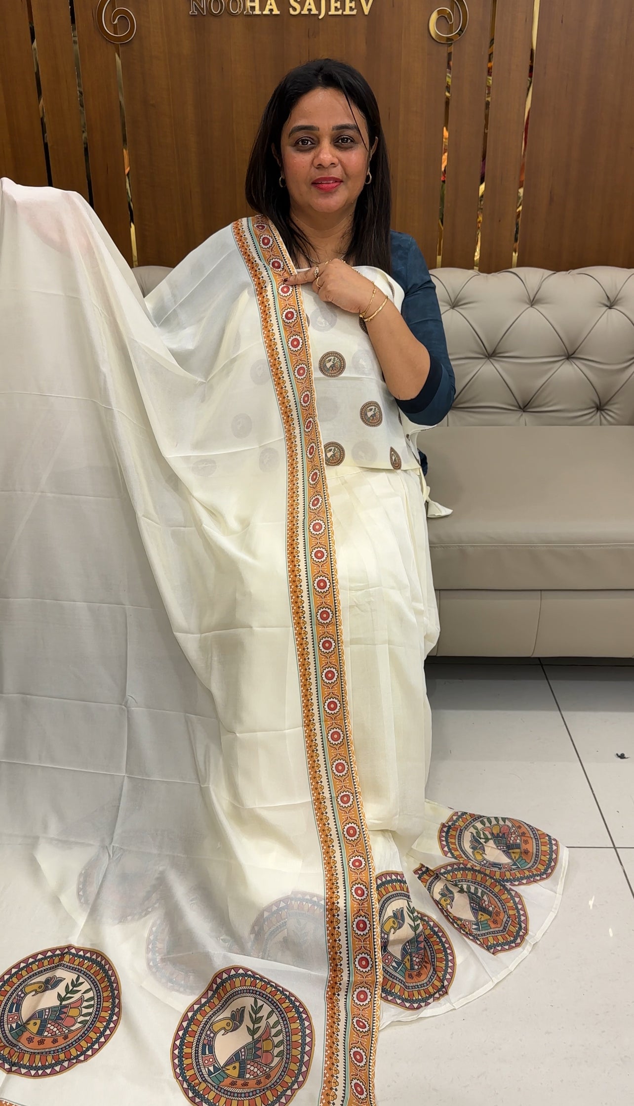 SEMI STITCHED DHAVANI SETS - IHA 25960