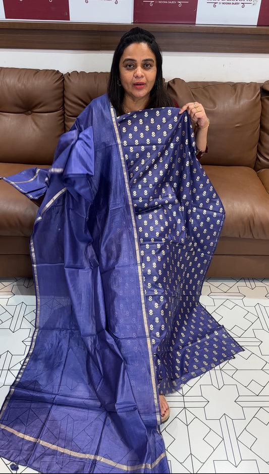 CHANDERI UNSTITCHED SALWAR SUIST - IHA 28047