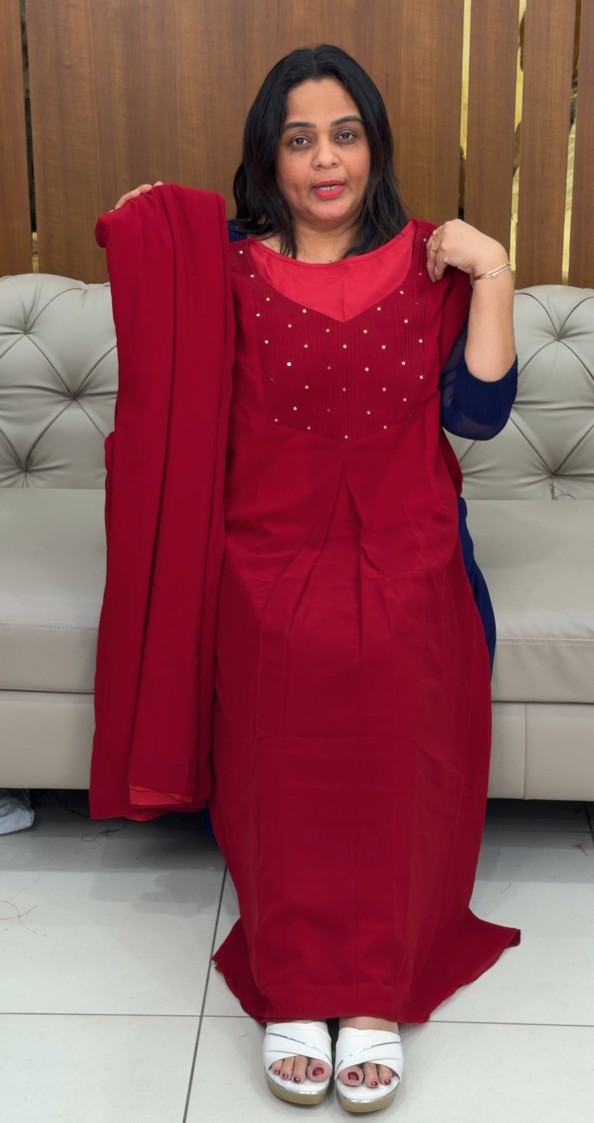 IHA'S IN-HOUSE PARTY WEAR ALINE CO-ORDS SETS - IHA 29307