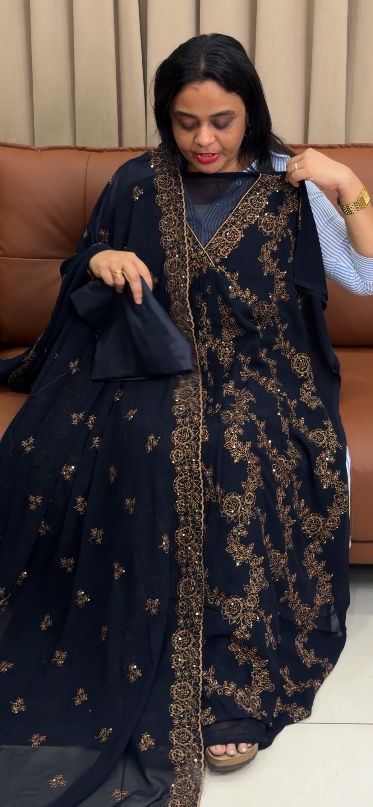 GEORGETTE SEMI STITCHED SALWAR SUITS - IHA 35903