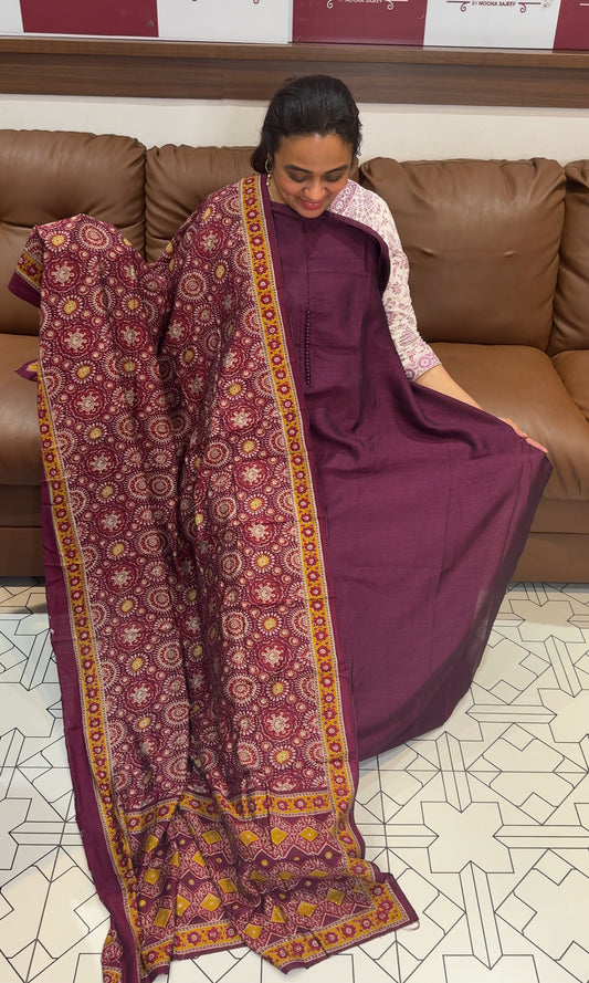 SEMI RWA SILK UNSTITCHED SALWAR SUITS - IHA 26414