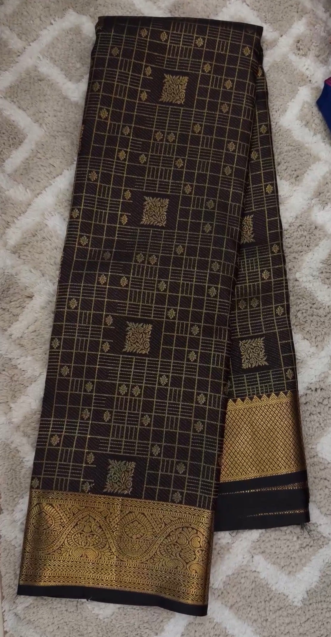 SEMI KANCHIPURAM SILK SAREES - IHA 33143