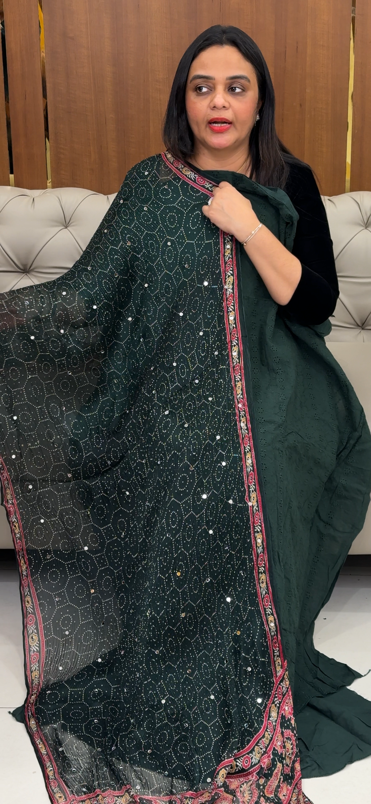 COTTON HAKOBA UNSTITCHED SALWAR SUITS - IHA 32177