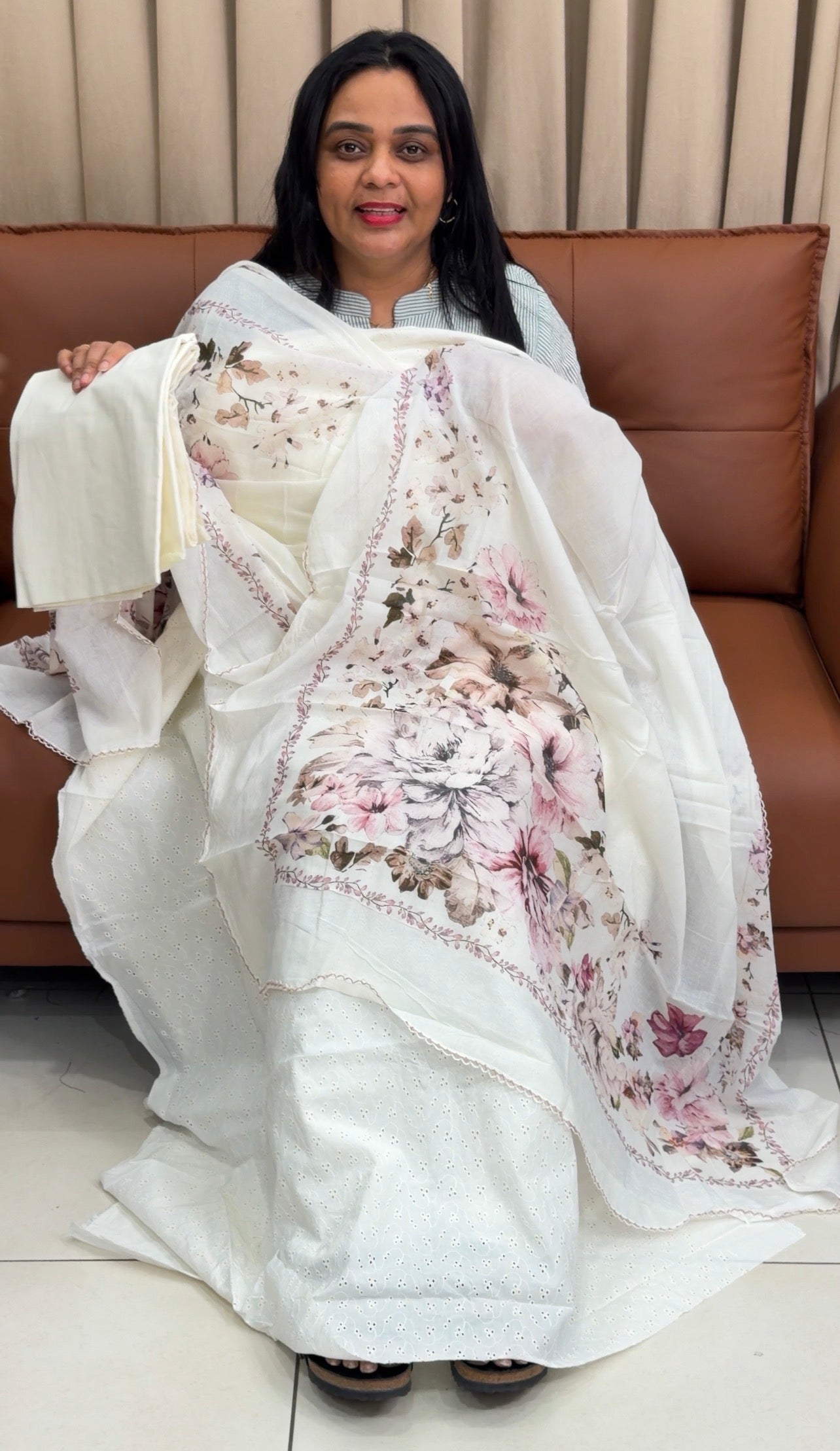 HAKOBA COTTON UNSTITCHED SALWAR SUITS - IHA 35302