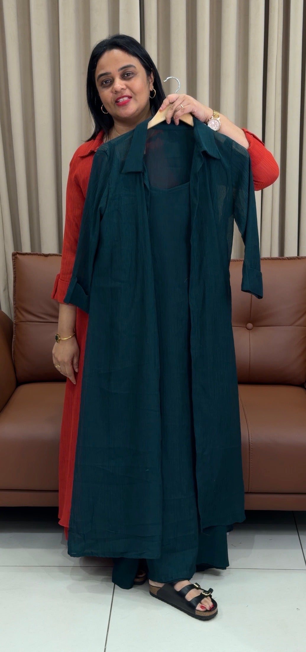 IHA'S IN-HOUSE MUL CRUSHED TOP AND JACKETS - IHA 34249