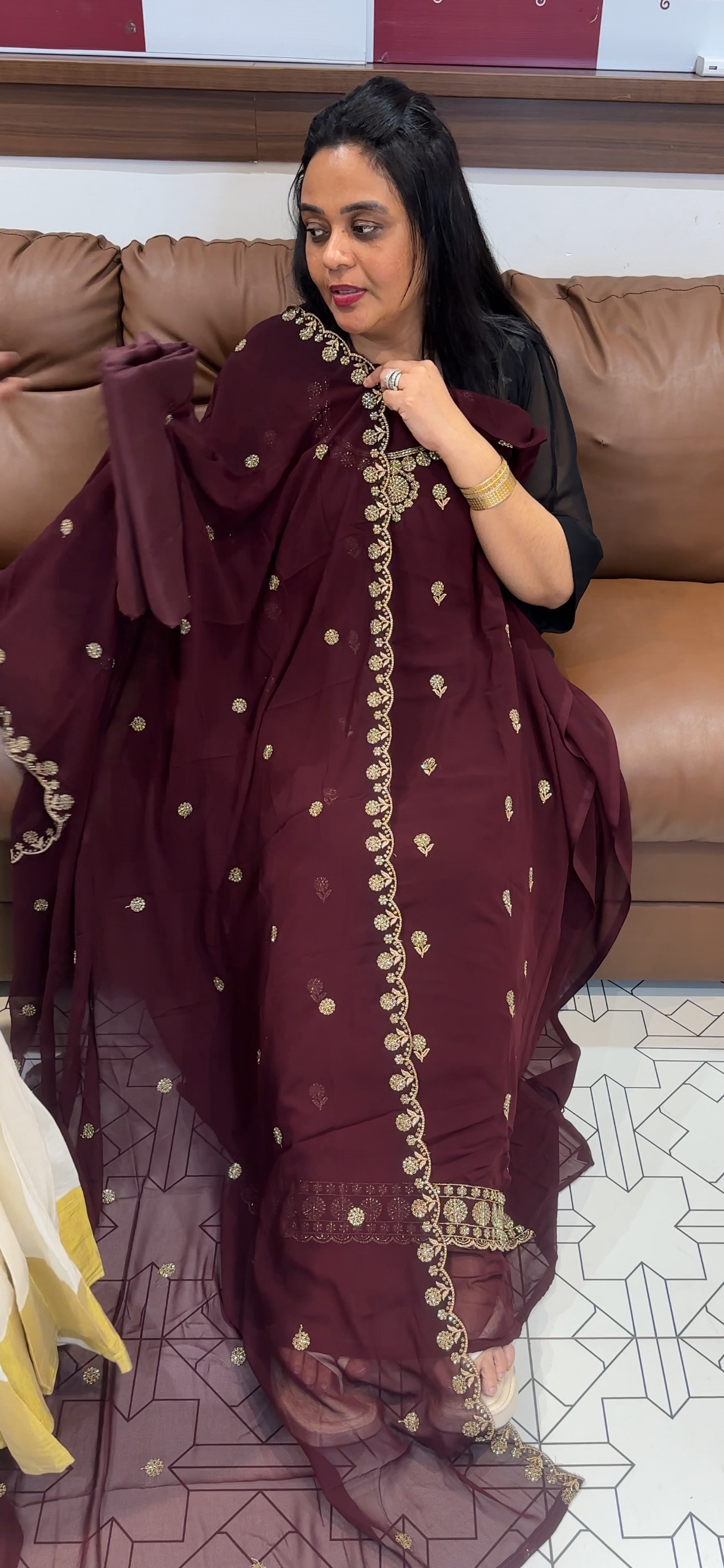 OFFER SALES UNSTITCHED SALWAR SUITS - IHA 34985