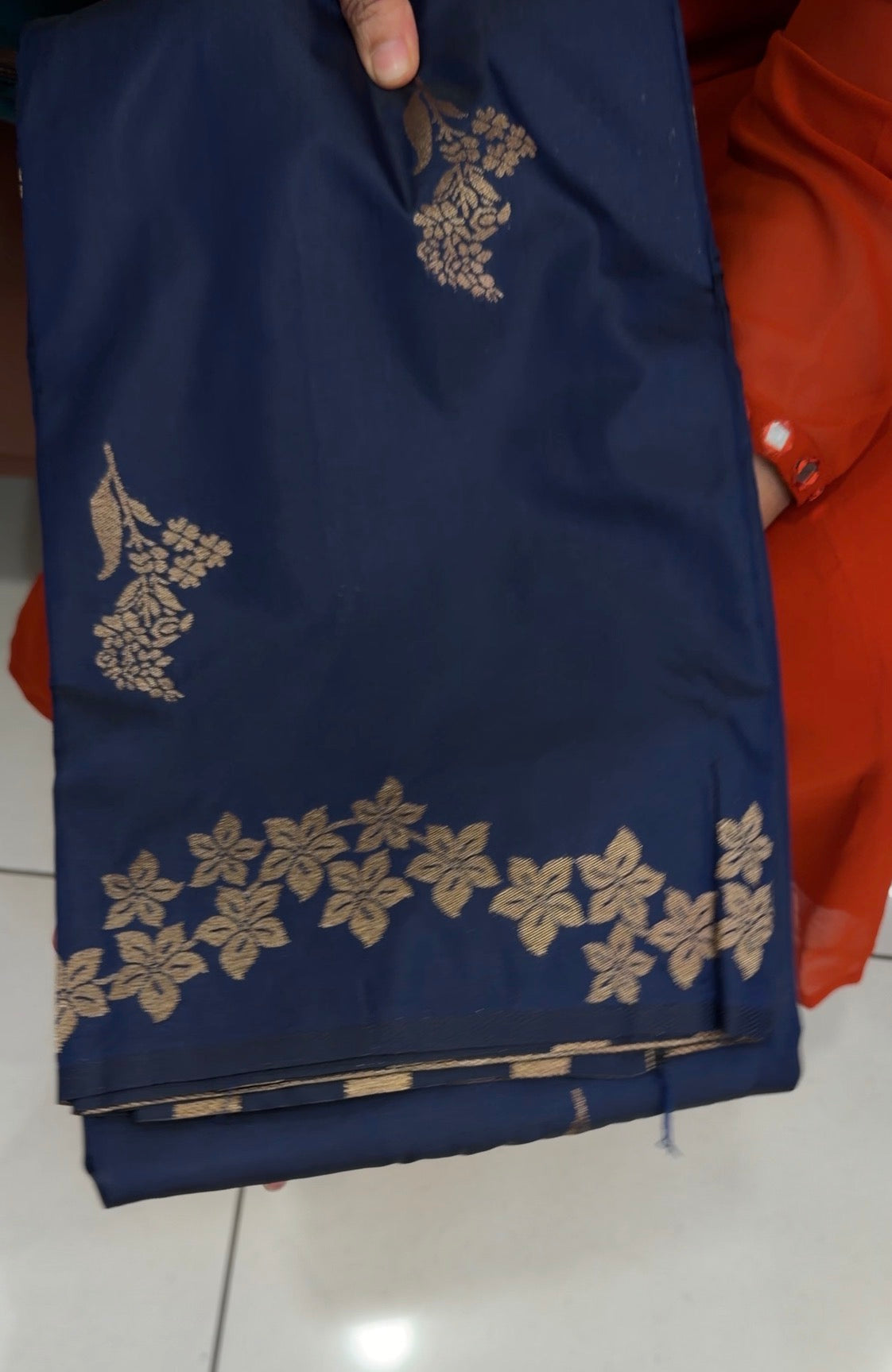 SEMI BANARASI SAREES - IHA 34942