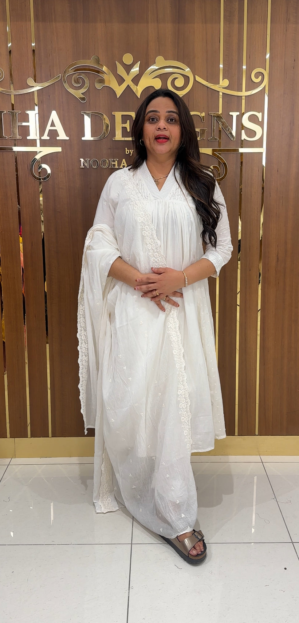 MUL MUL COTTON TOP,BOTTOM AND DUPATTA - IHA 22927