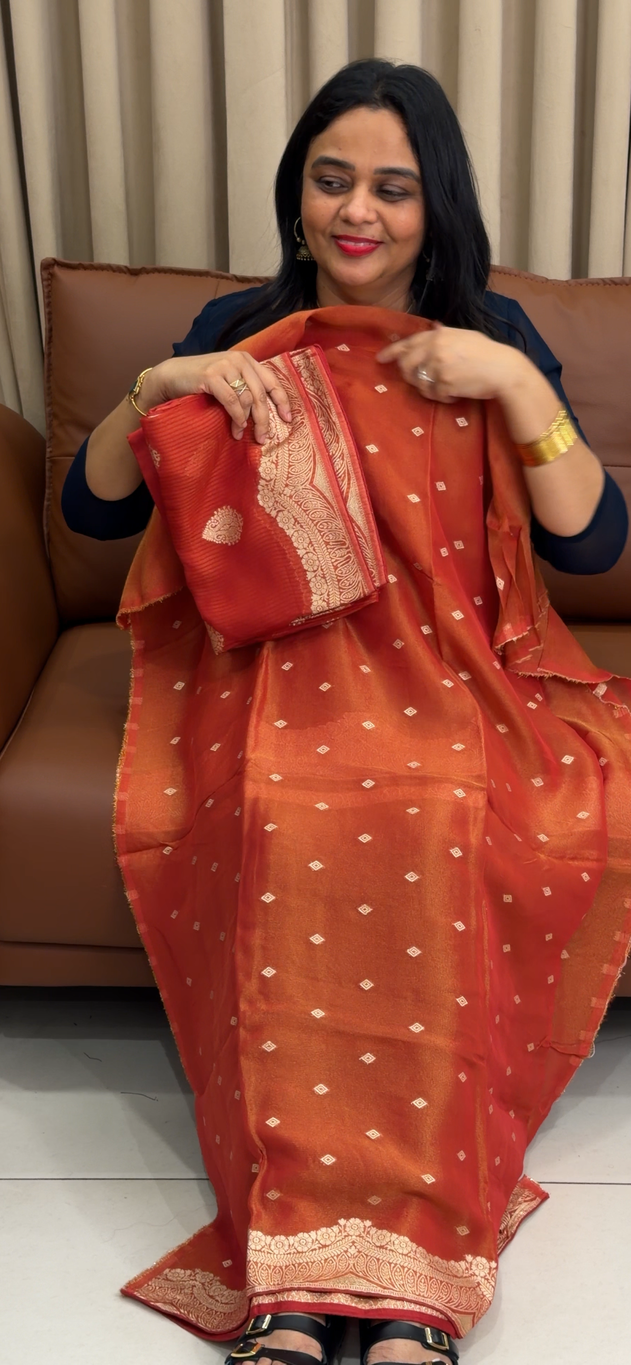 BANARASI UNSTITCHED SALWAR SUITS - IHA 34142
