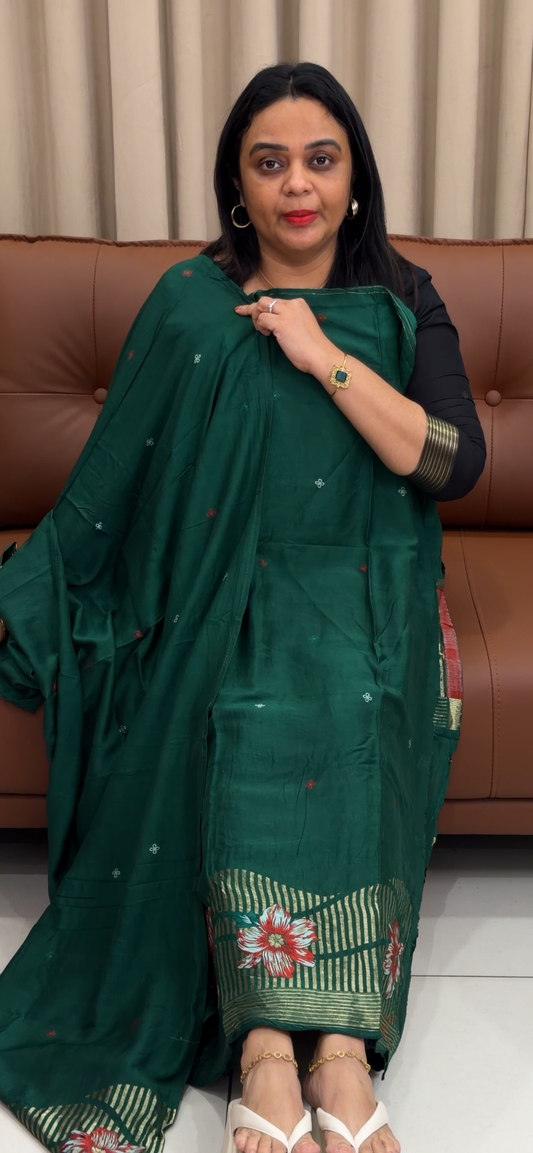 FORWARD SOFT MUL TOP,BOTTOM AND DUPATTA - IHA 33504