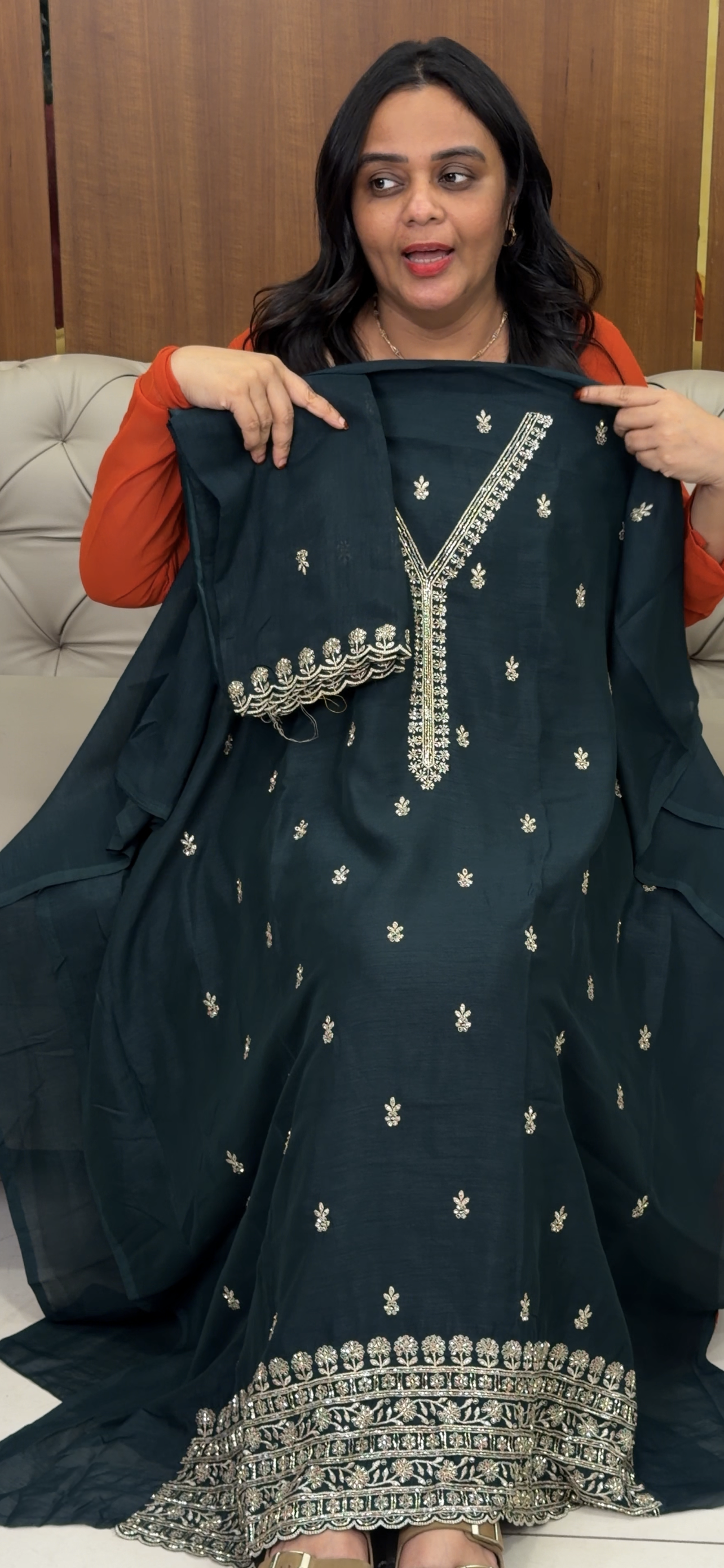 UNSTITCHED SALWAR SUITS - IHA 32965