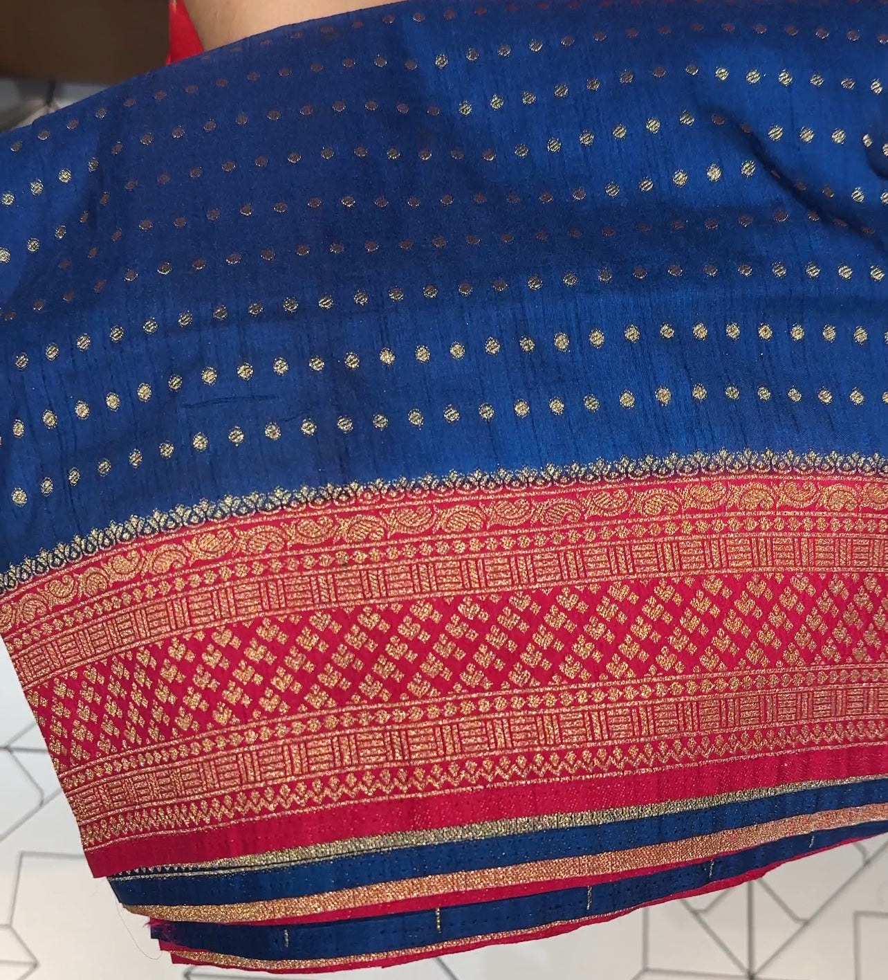 SEMI BANARASI SAREES - IHA 19693