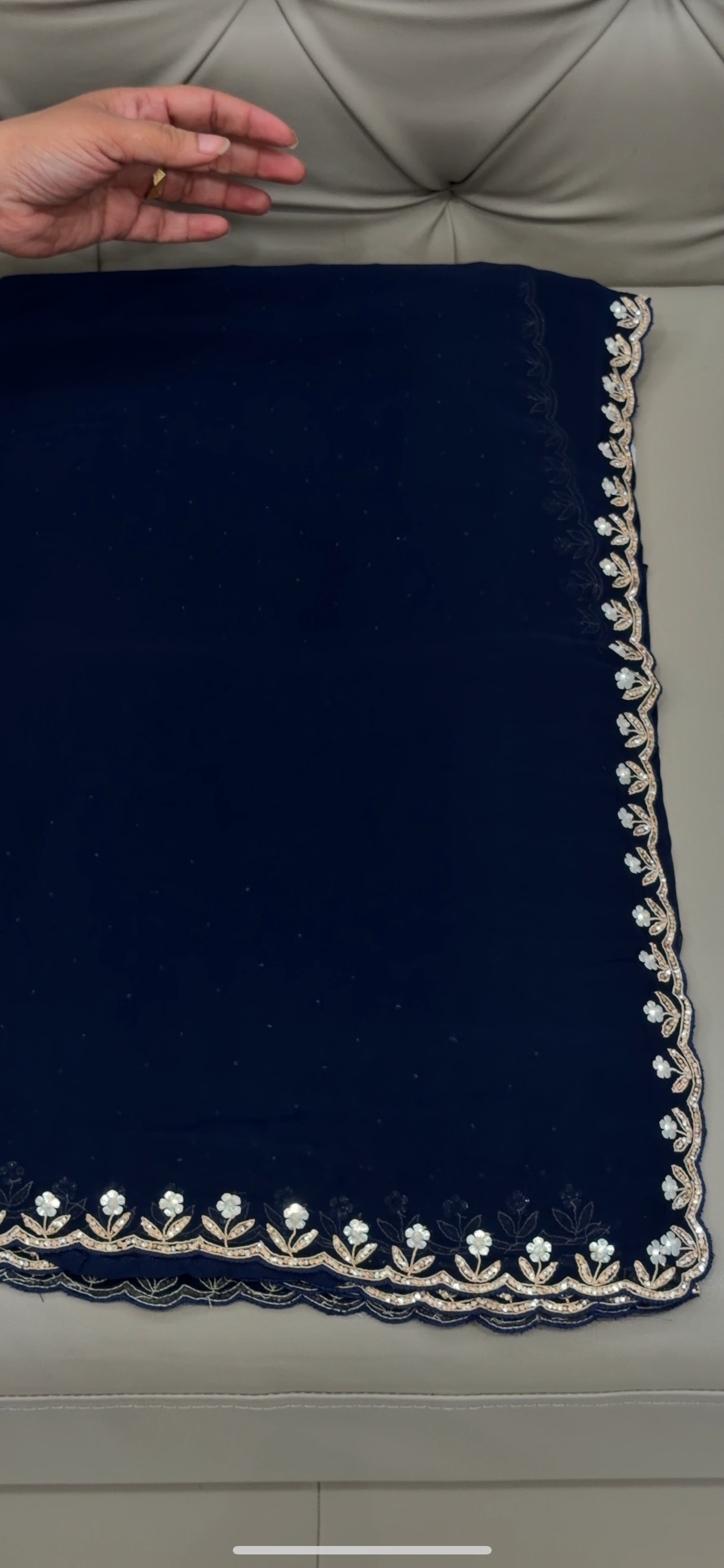 VISCOSE GEORGETTE SAREES - IHA 28776