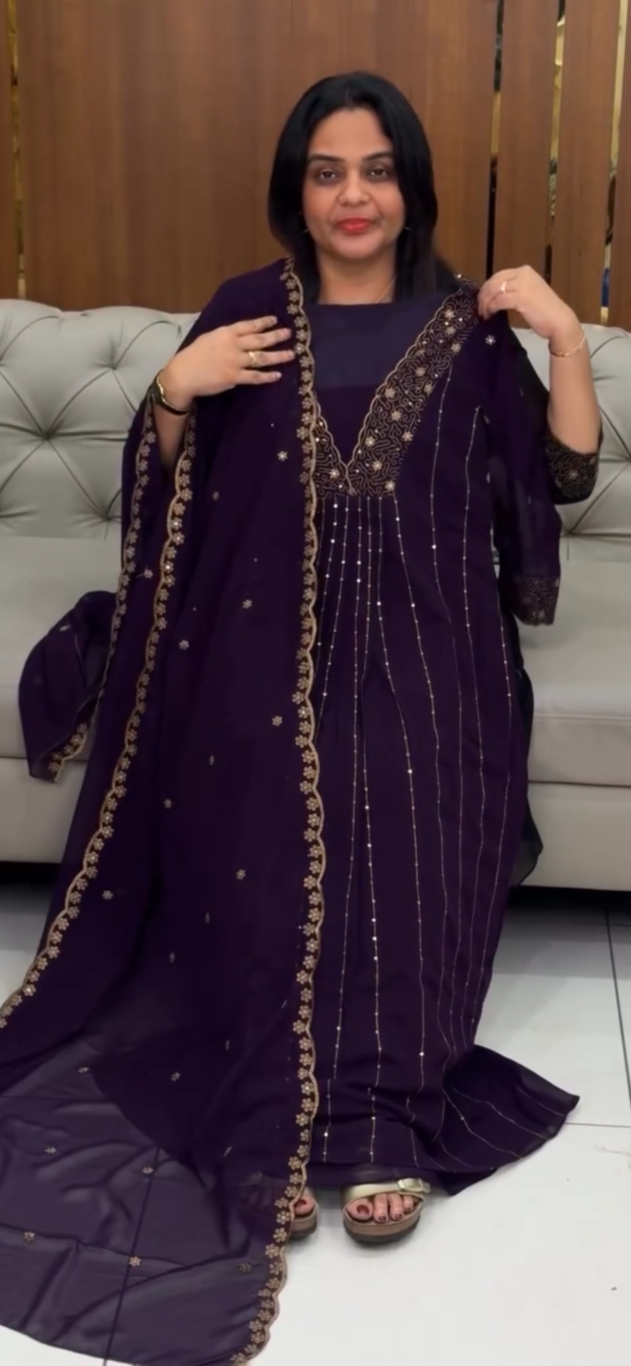 IHA'S IN-HOUSE TOP, BOTTOM AND DUPATTA - IHA 32490