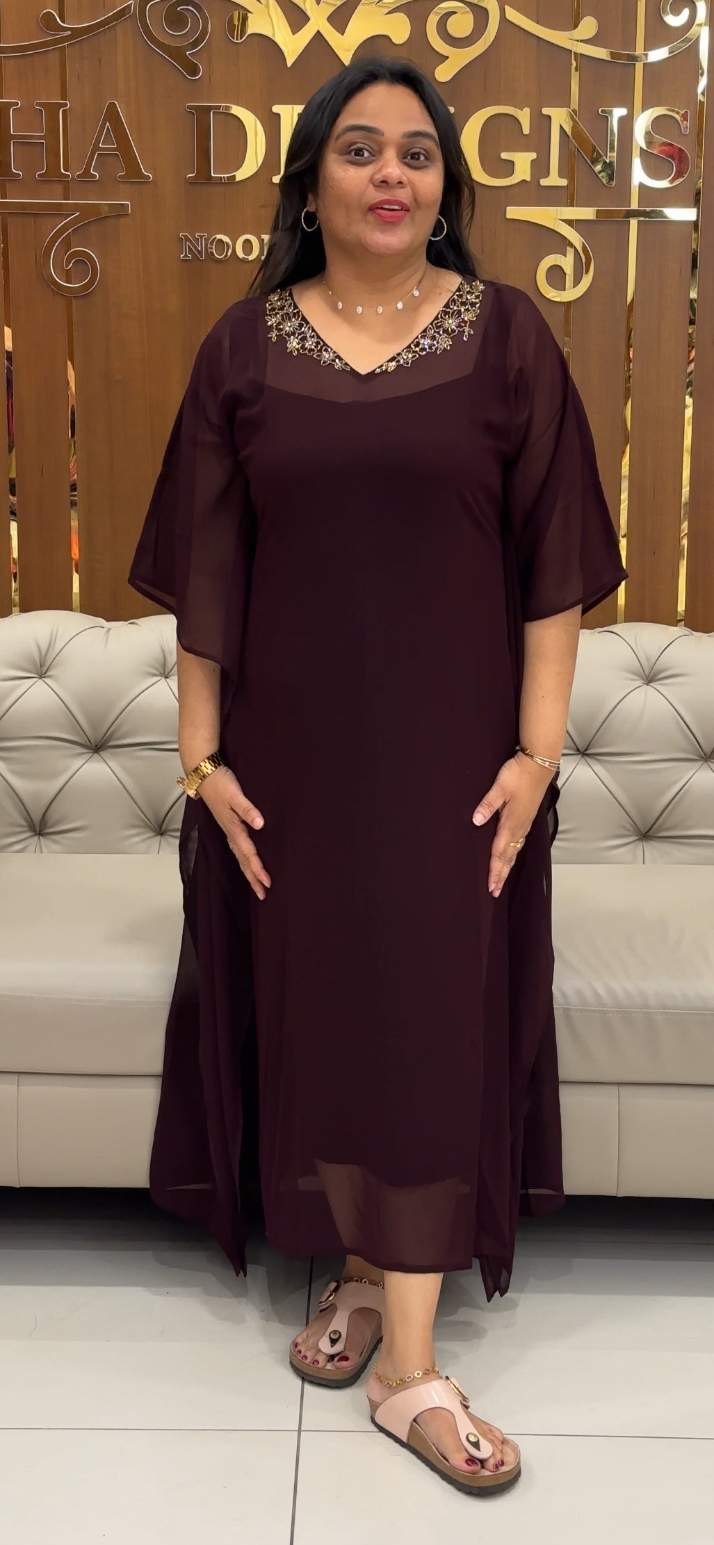 IHA'S IN-HOUSE HAND WORKED ALINE TOPS - IHA 28678