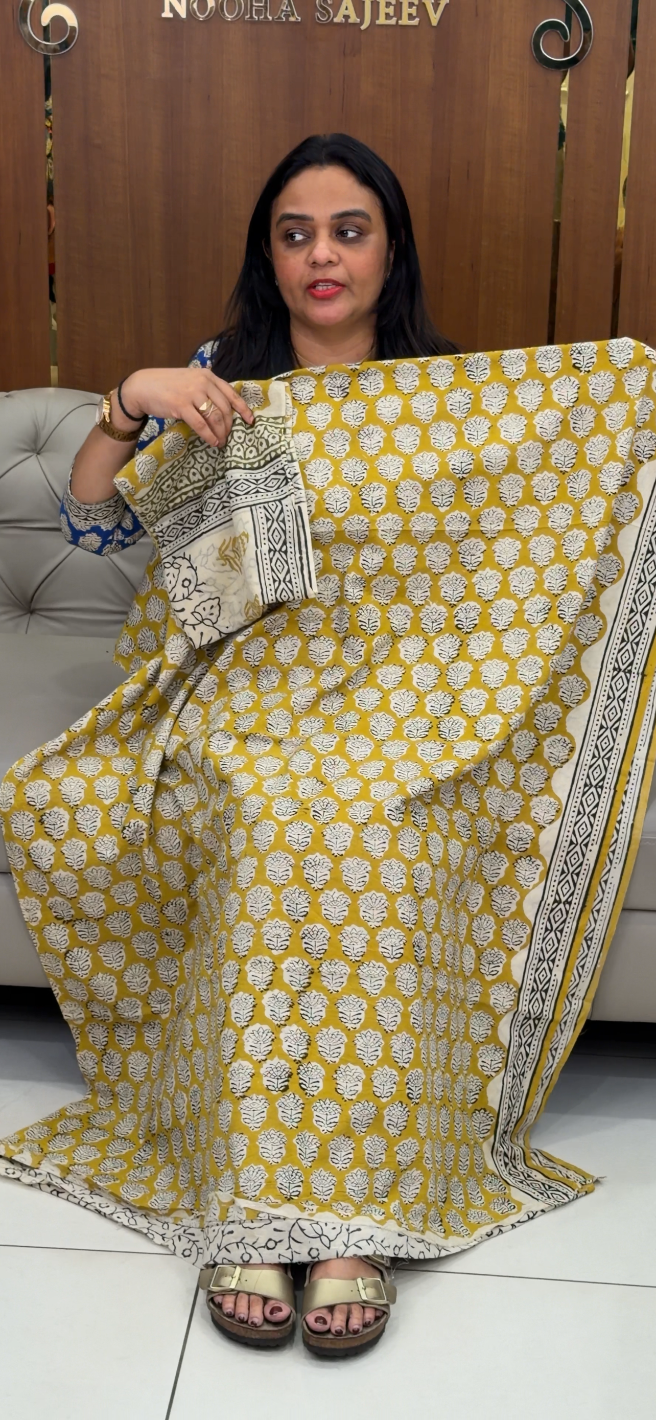COTTON UNSTITCHED SALWAR SUITS - IHA 32798