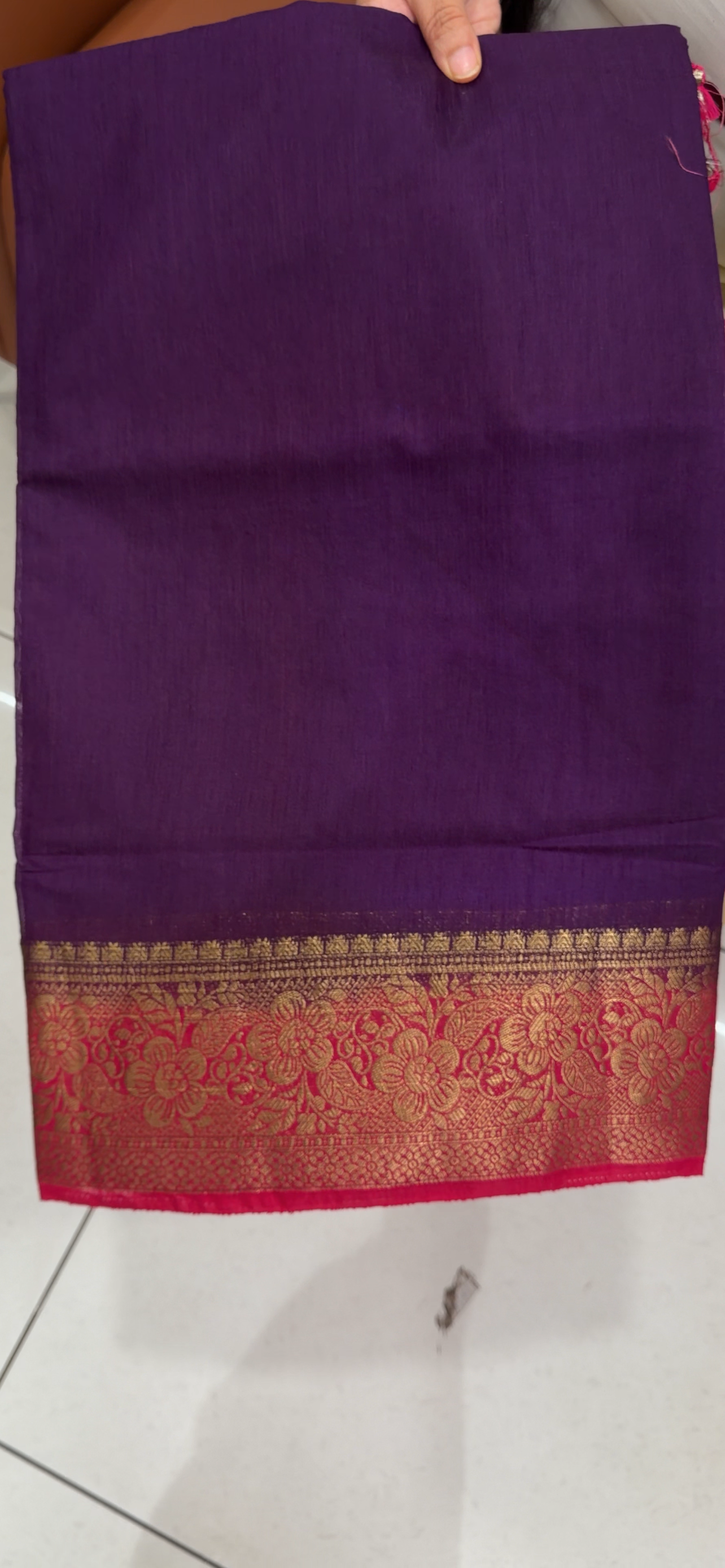 SEMI JUTE BANARASI SAREES - IHA 34937