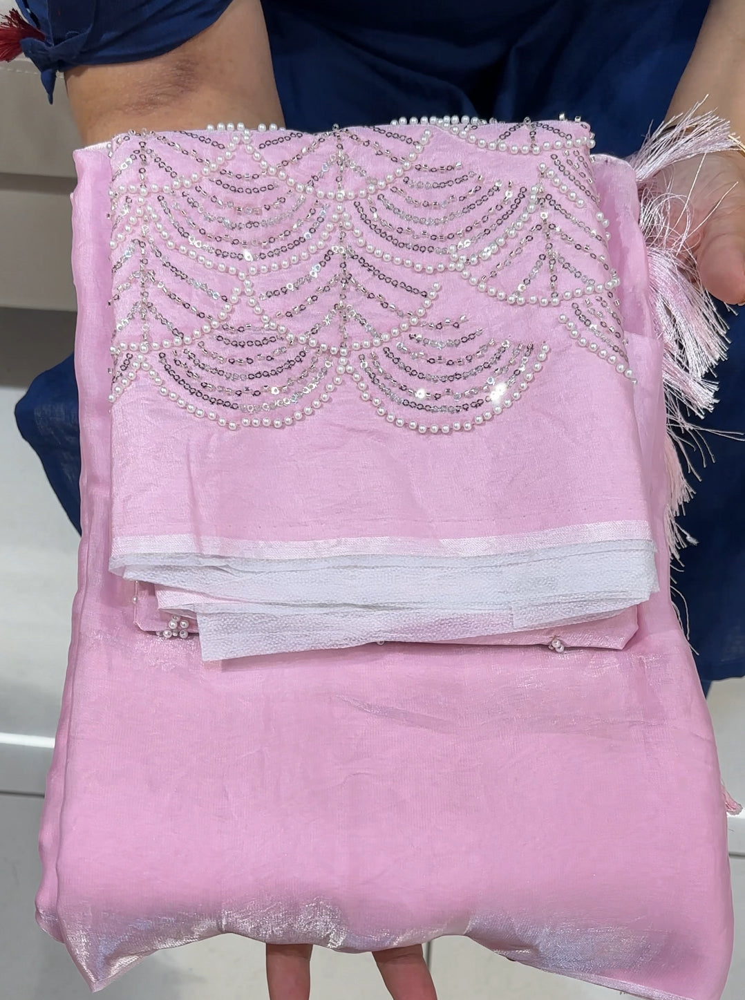 DESIGNER HAND WORKED SAREES - IHA 25964