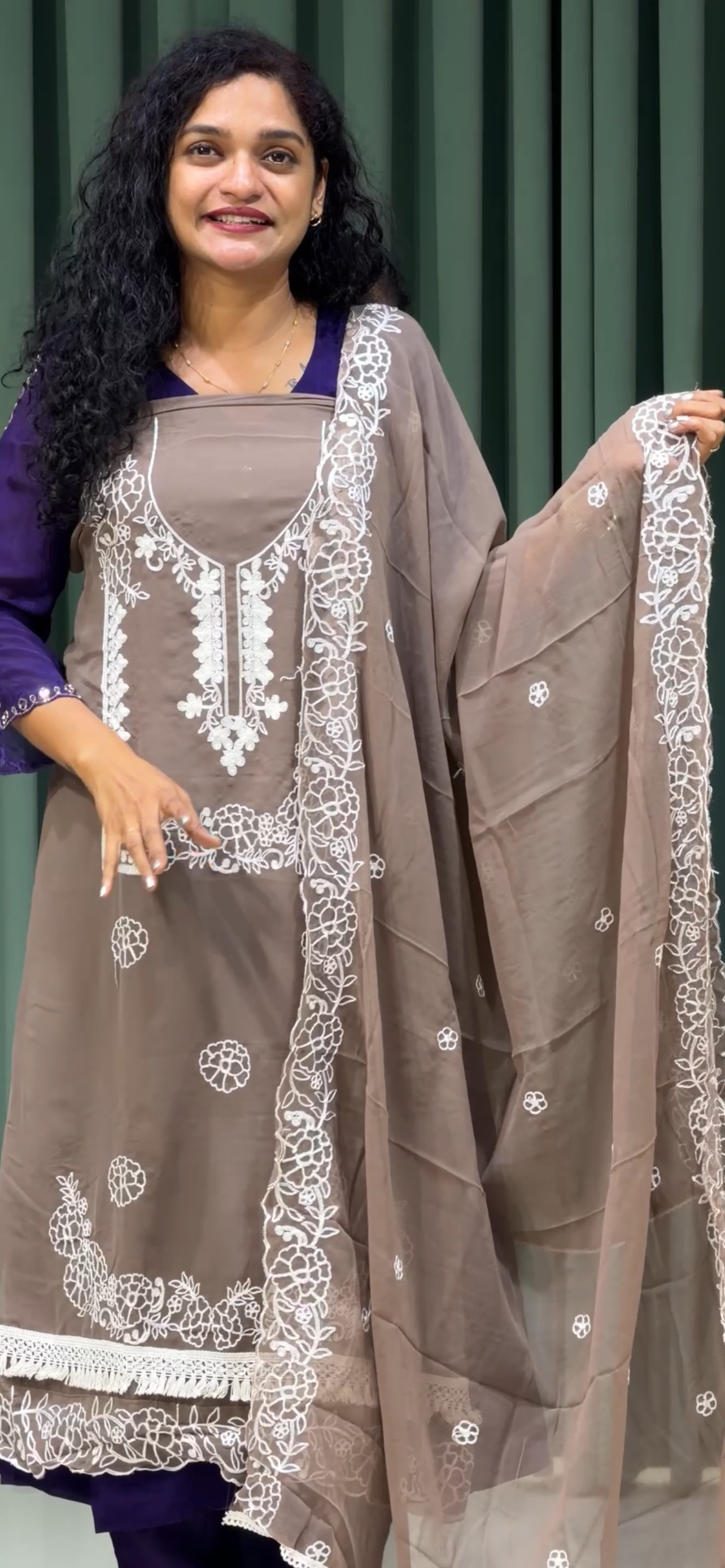GEORGETTE UNSTITCHED SALWAR SUITS - IHA 32777