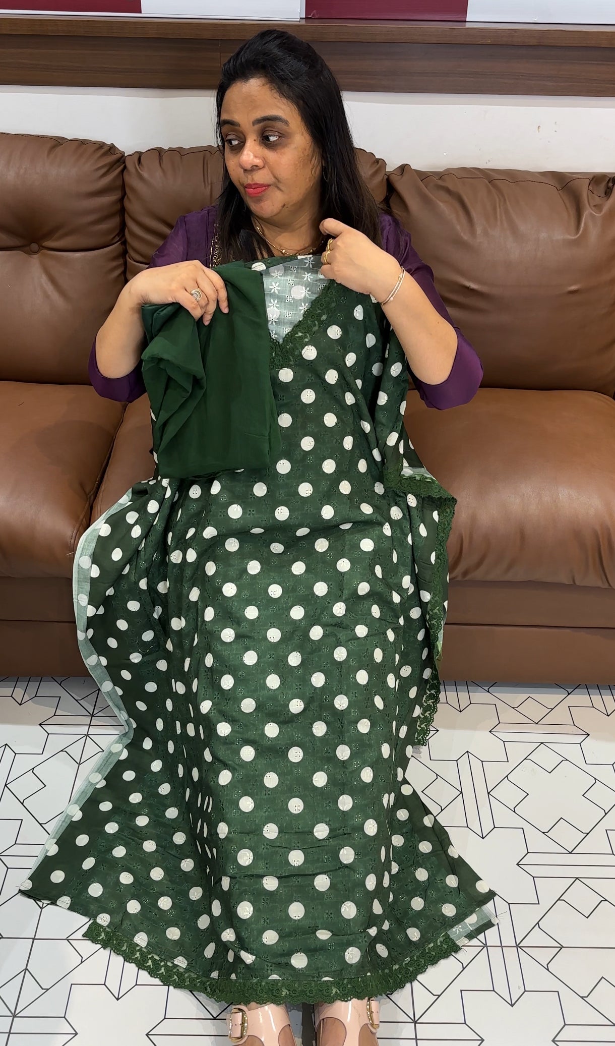 COTTON HAKOBA UNSTITCHED SALWAR SUITS - IHA 28028