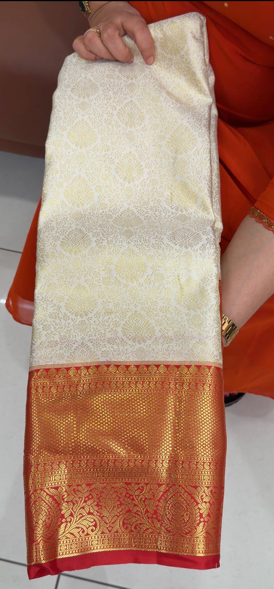SEMI KANCHIPURAM SAREES - IHA 34254