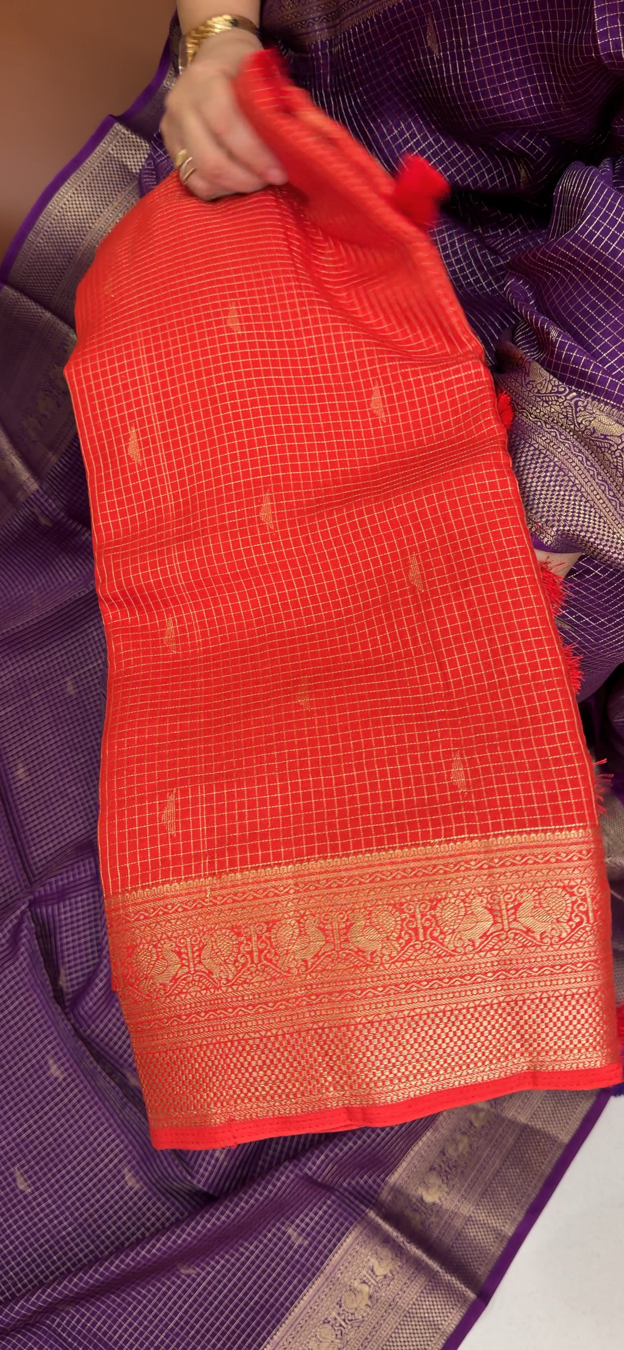 SEMI BANARASI SAREES - IHA 33927