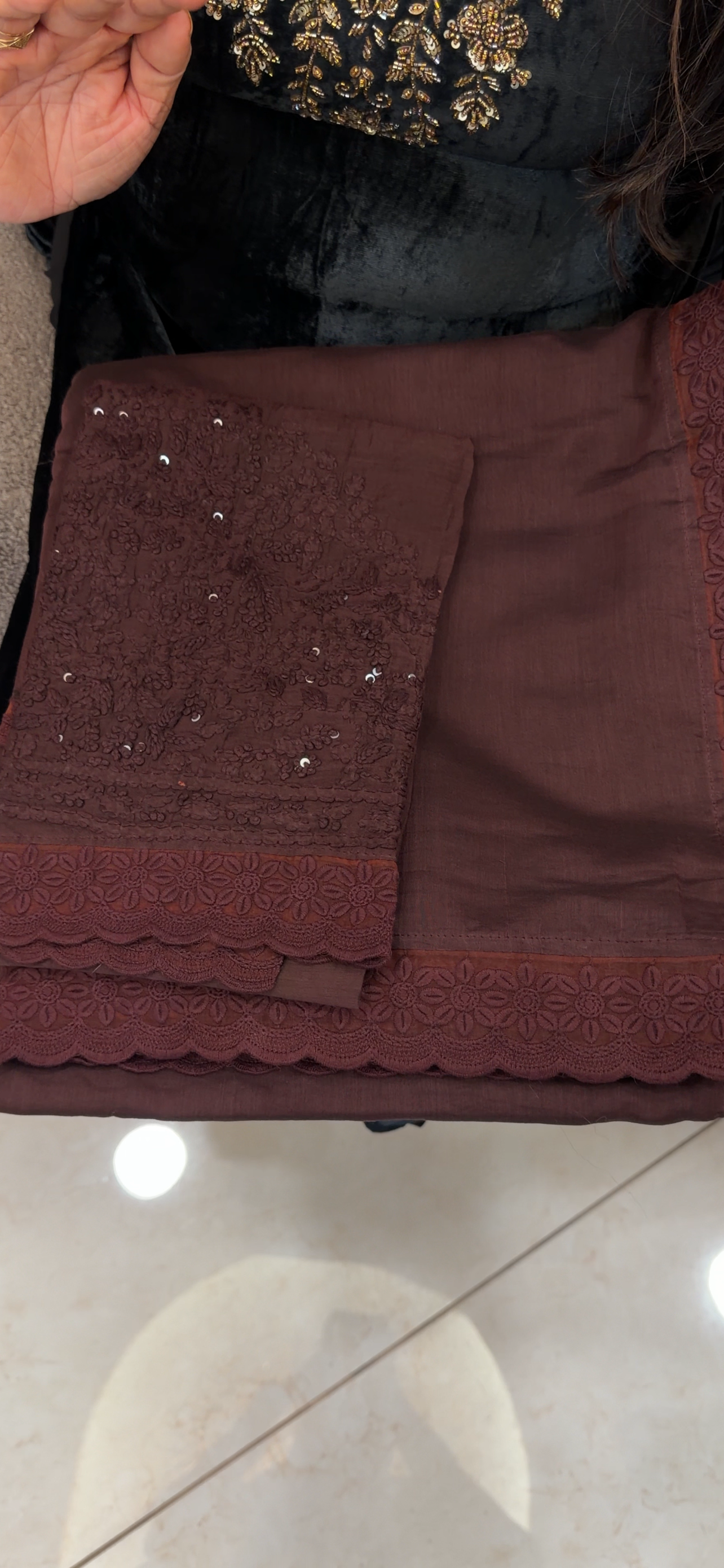 MALAI CHANDERI SAREES  - IHA 33354
