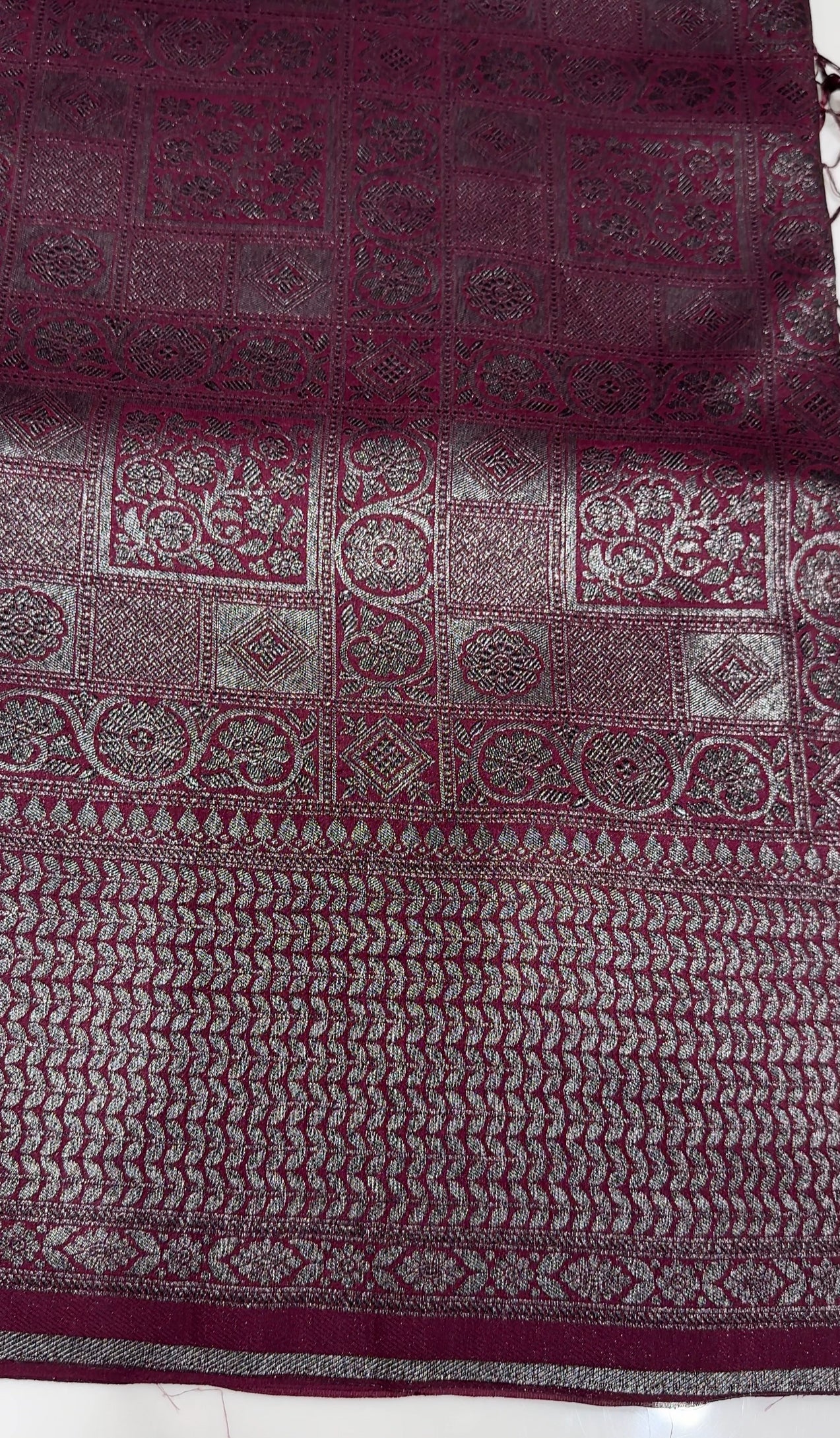 SEMI BANARASI SAREES - IHA 27866