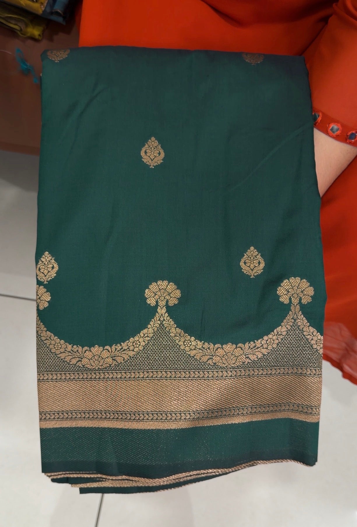 SEMI BANARASI SAREES - IHA 34942