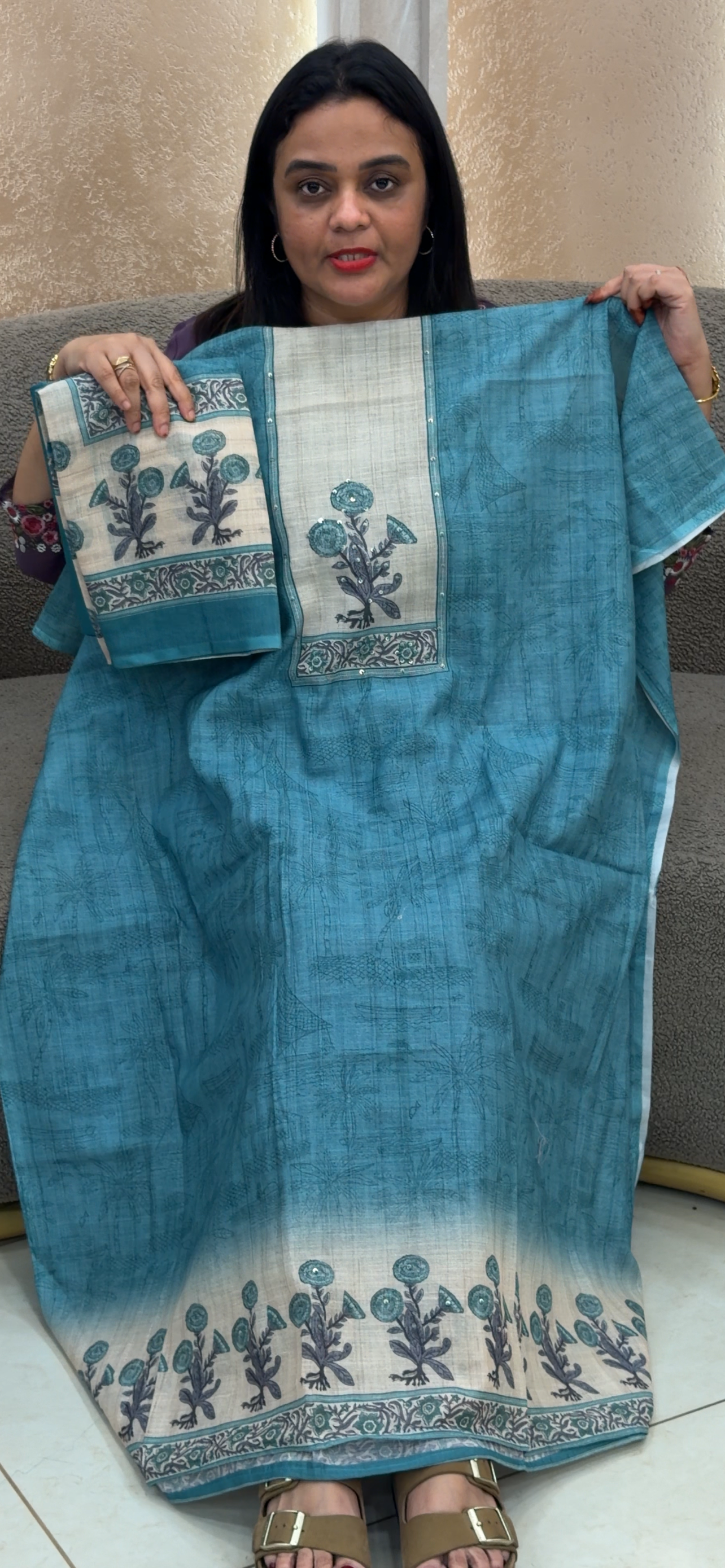 SOFT MUL UNSTITCHED UNSTITCHED SALWAR SUITS - IHA 33042