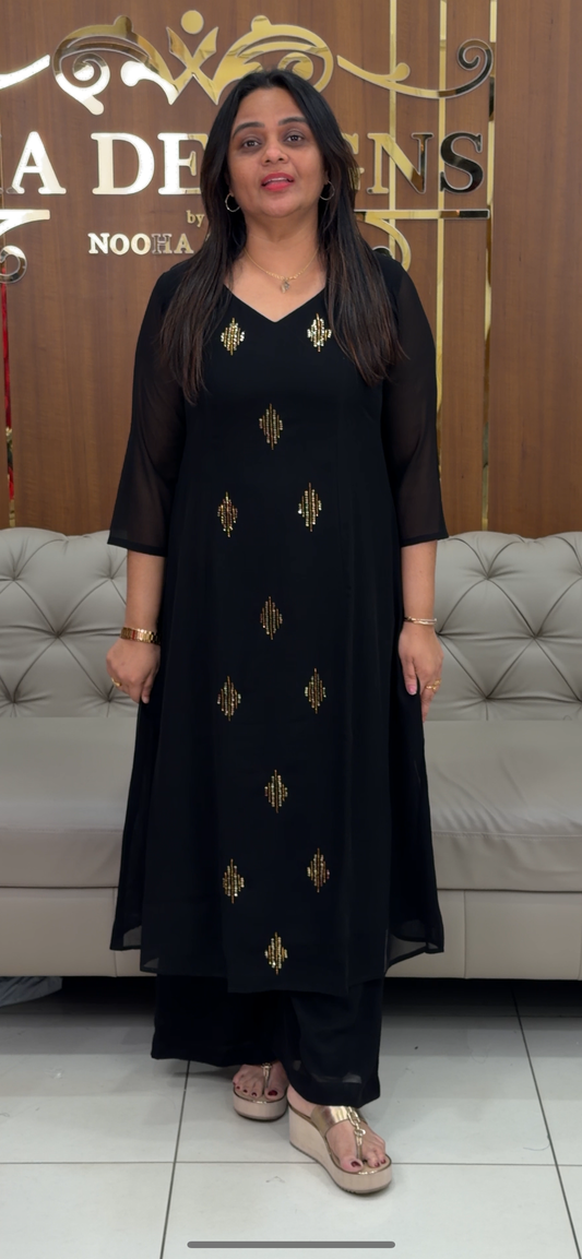 IHA'S IN-HOUSE PARTY WEAR ALINE TOP - IHA 29354